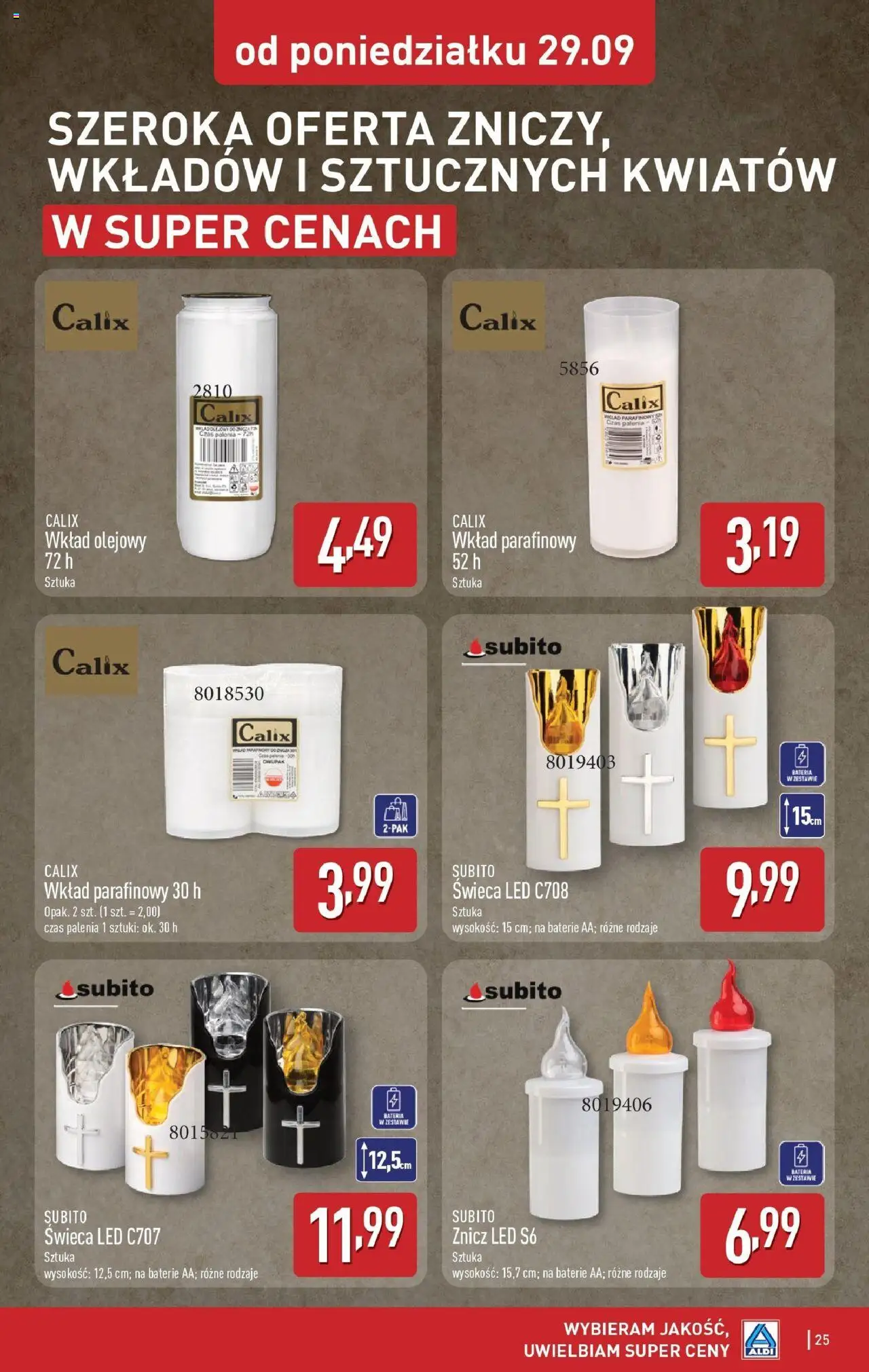 Aldi Gazetka ważna od 29.09.2025 do 04.10.2025 strona 25
