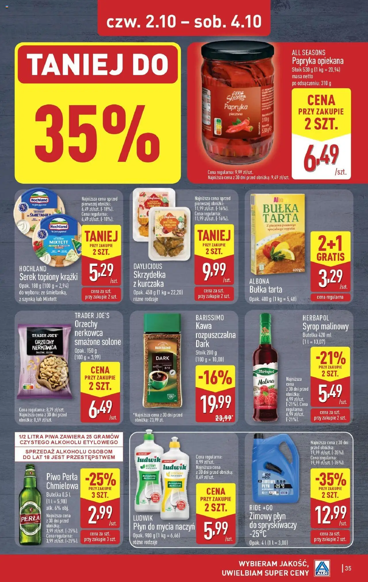 Aldi Gazetka ważna od 29.09.2025 do 04.10.2025 strona 35