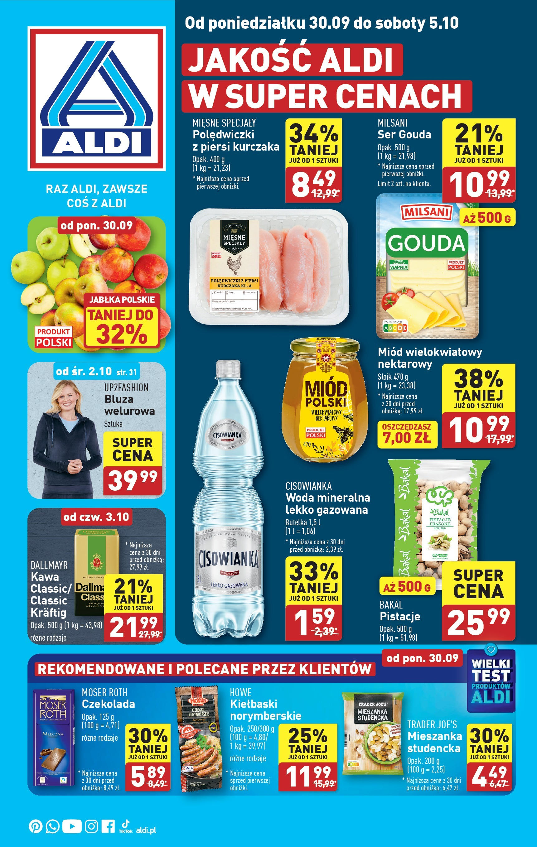 Aldi Gazetka ważna od 30.09.2024 do 05.10.2024 strona 1