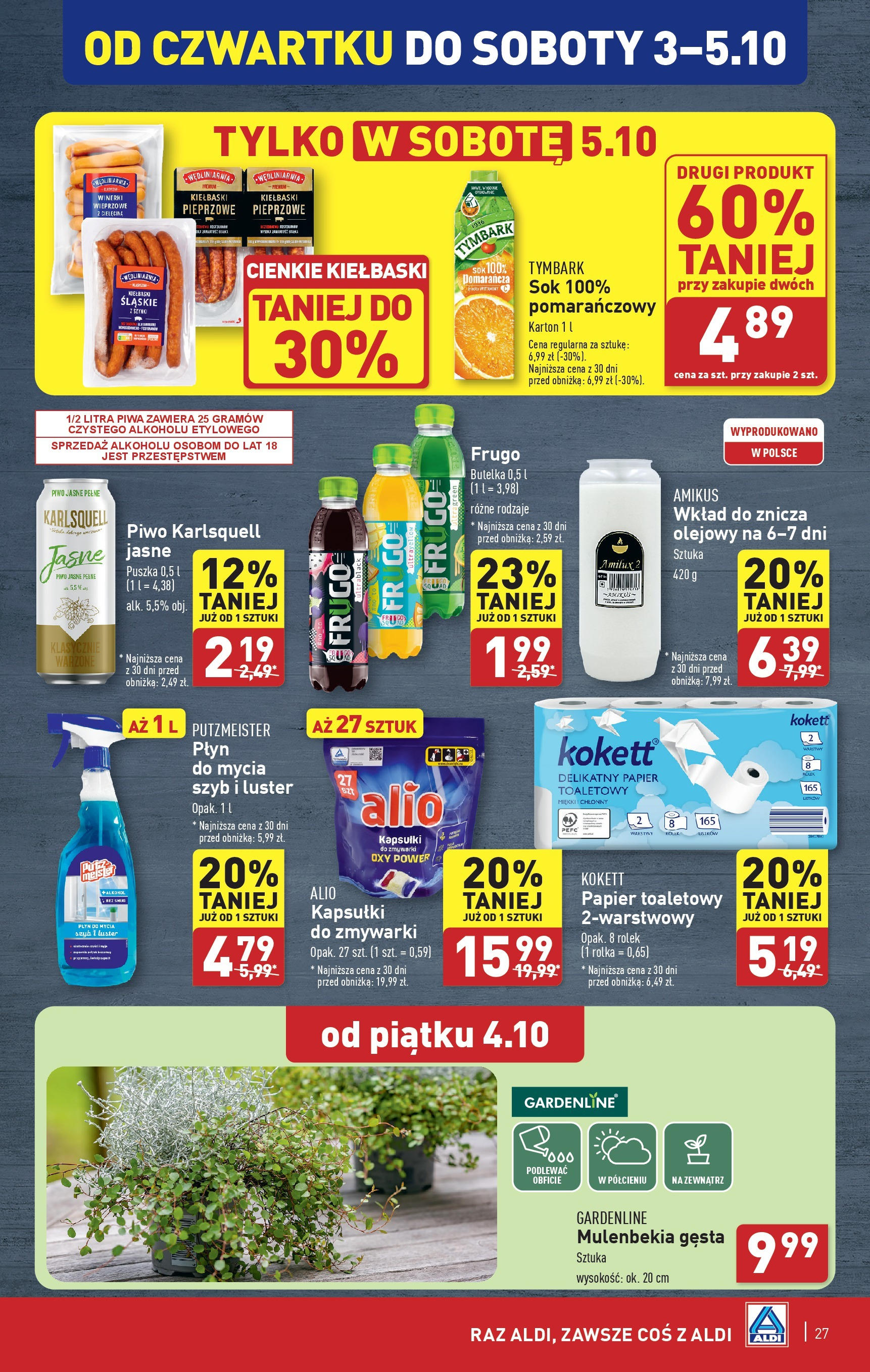 Aldi Gazetka ważna od 30.09.2024 do 05.10.2024 strona 25