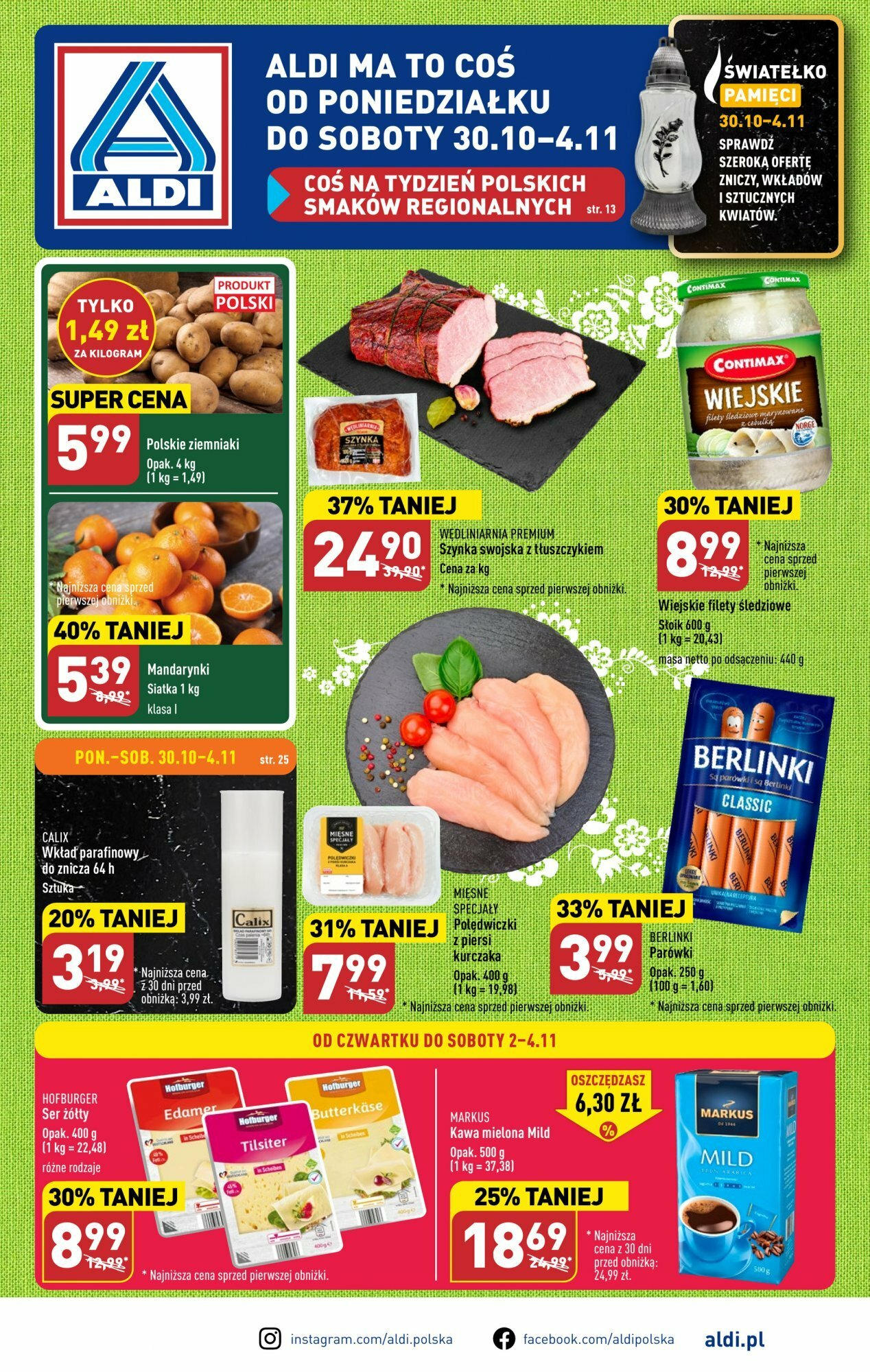 Aldi gazetka  ważna od 30.10.2023 do 04.11.2023 strona 1