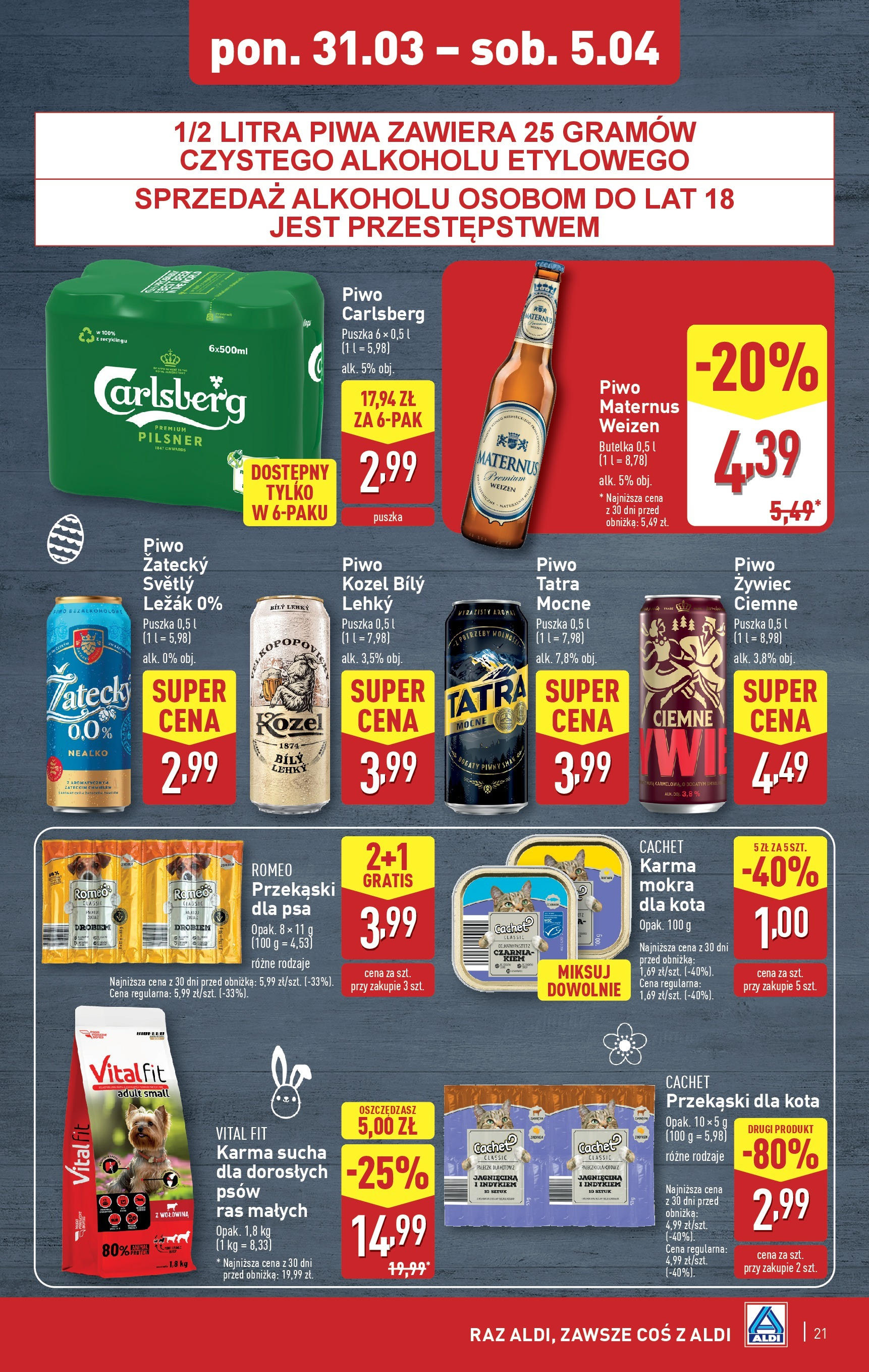 Aldi Gazetka ważna od 31.03.2025 do 05.04.2025 strona 20