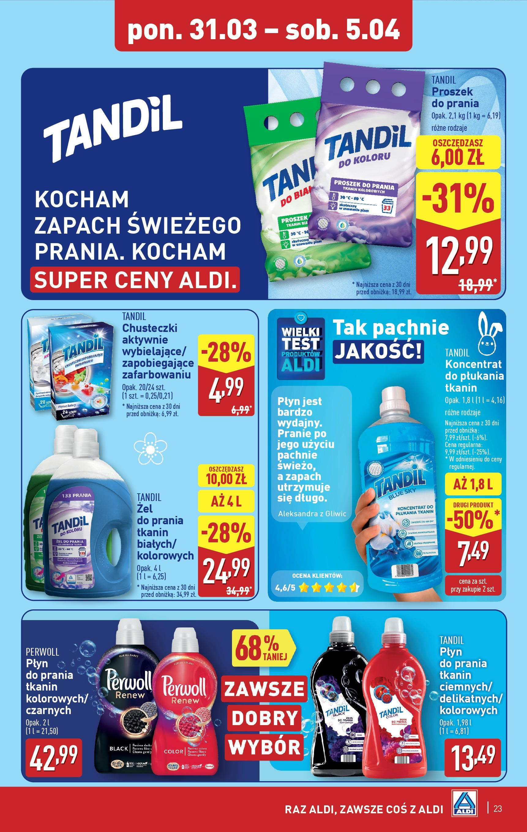 Aldi Gazetka ważna od 31.03.2025 do 05.04.2025 strona 22