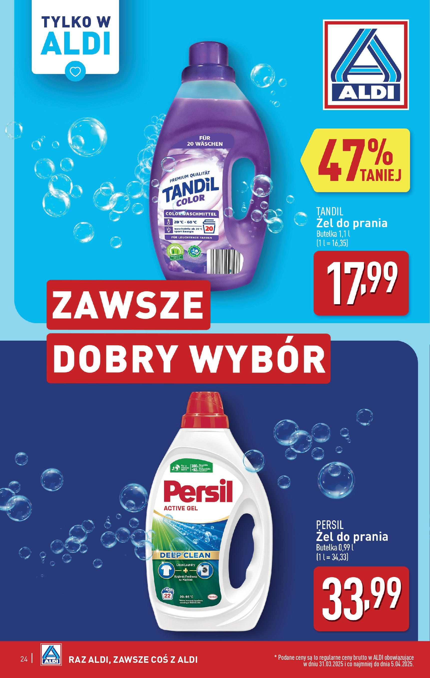 Aldi Gazetka ważna od 31.03.2025 do 05.04.2025 strona 23