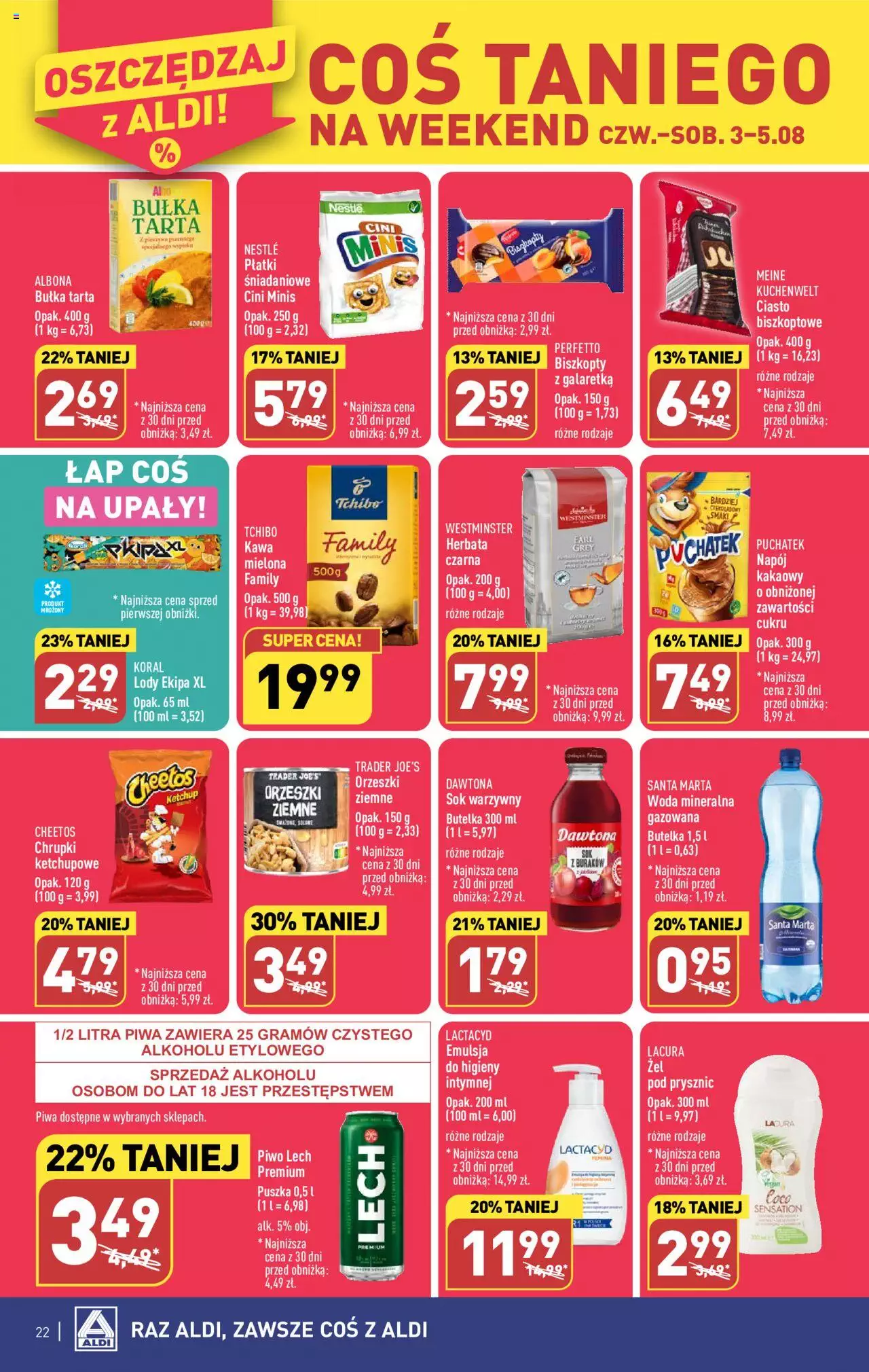 Aldi Gazetka ważna od  31.07.2023 do 05.08.2023 strona 22
