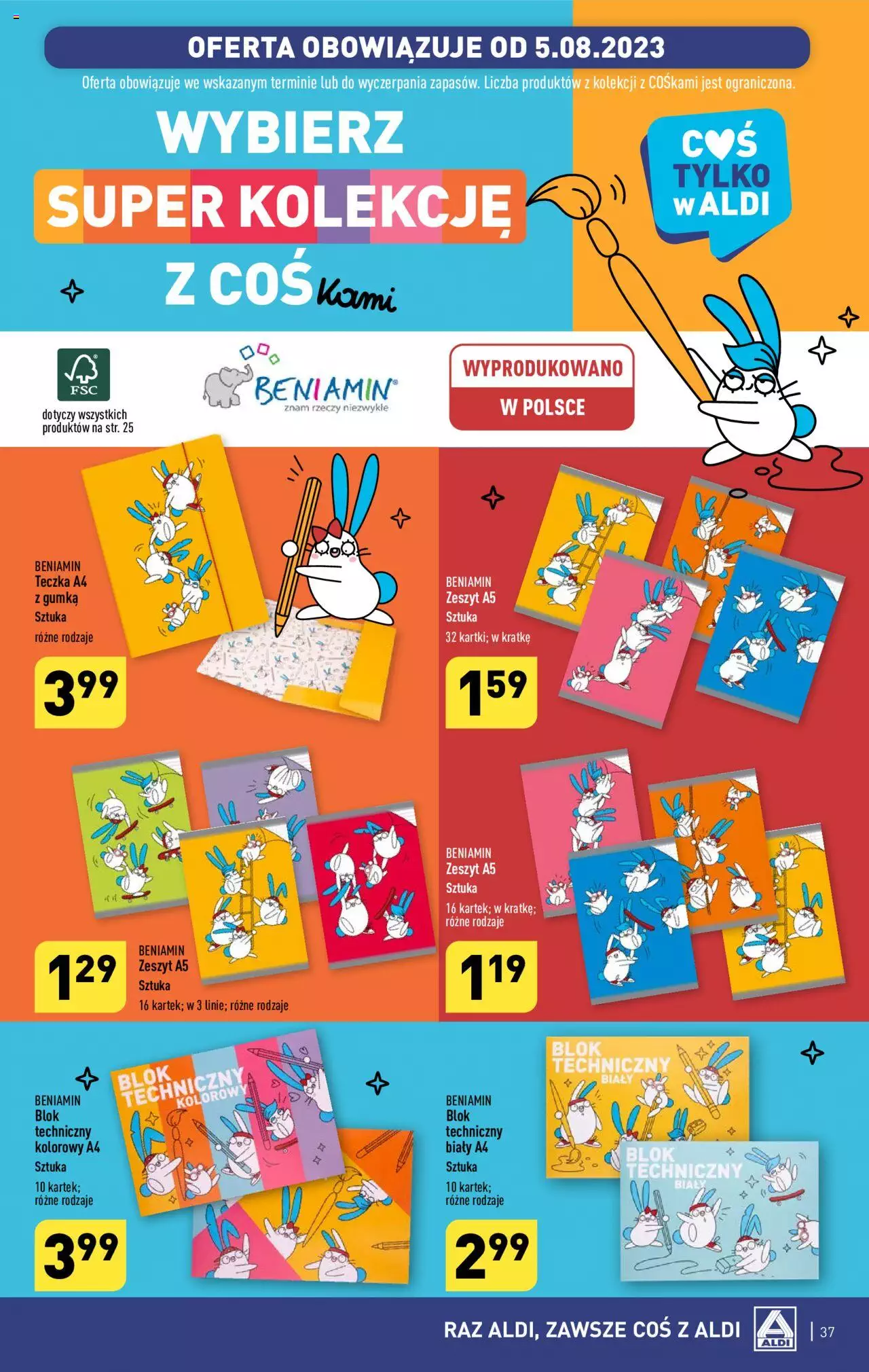 Aldi Gazetka ważna od  31.07.2023 do 05.08.2023 strona 37