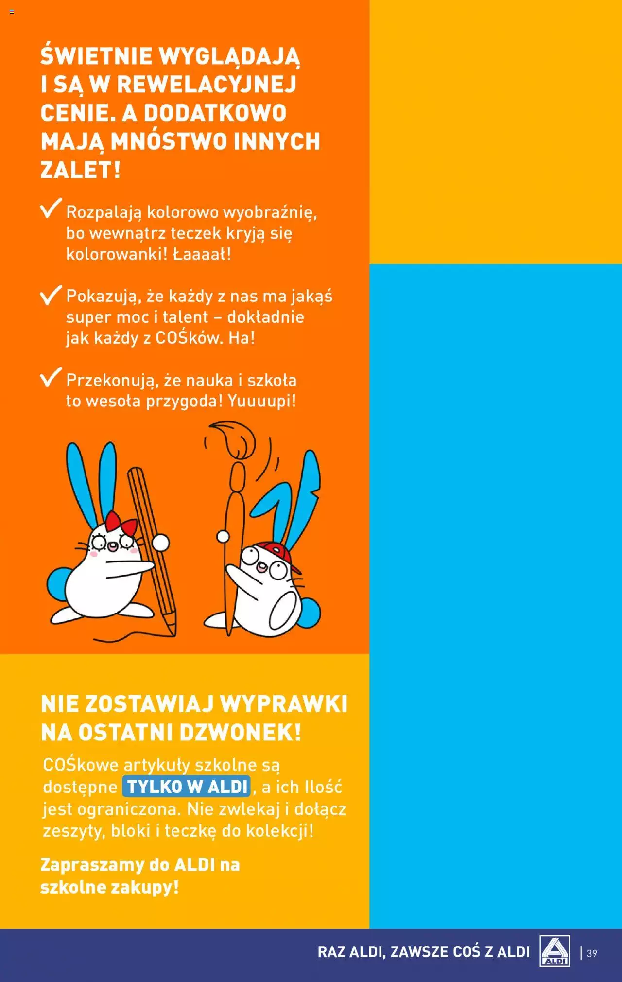 Aldi Gazetka ważna od  31.07.2023 do 05.08.2023 strona 39