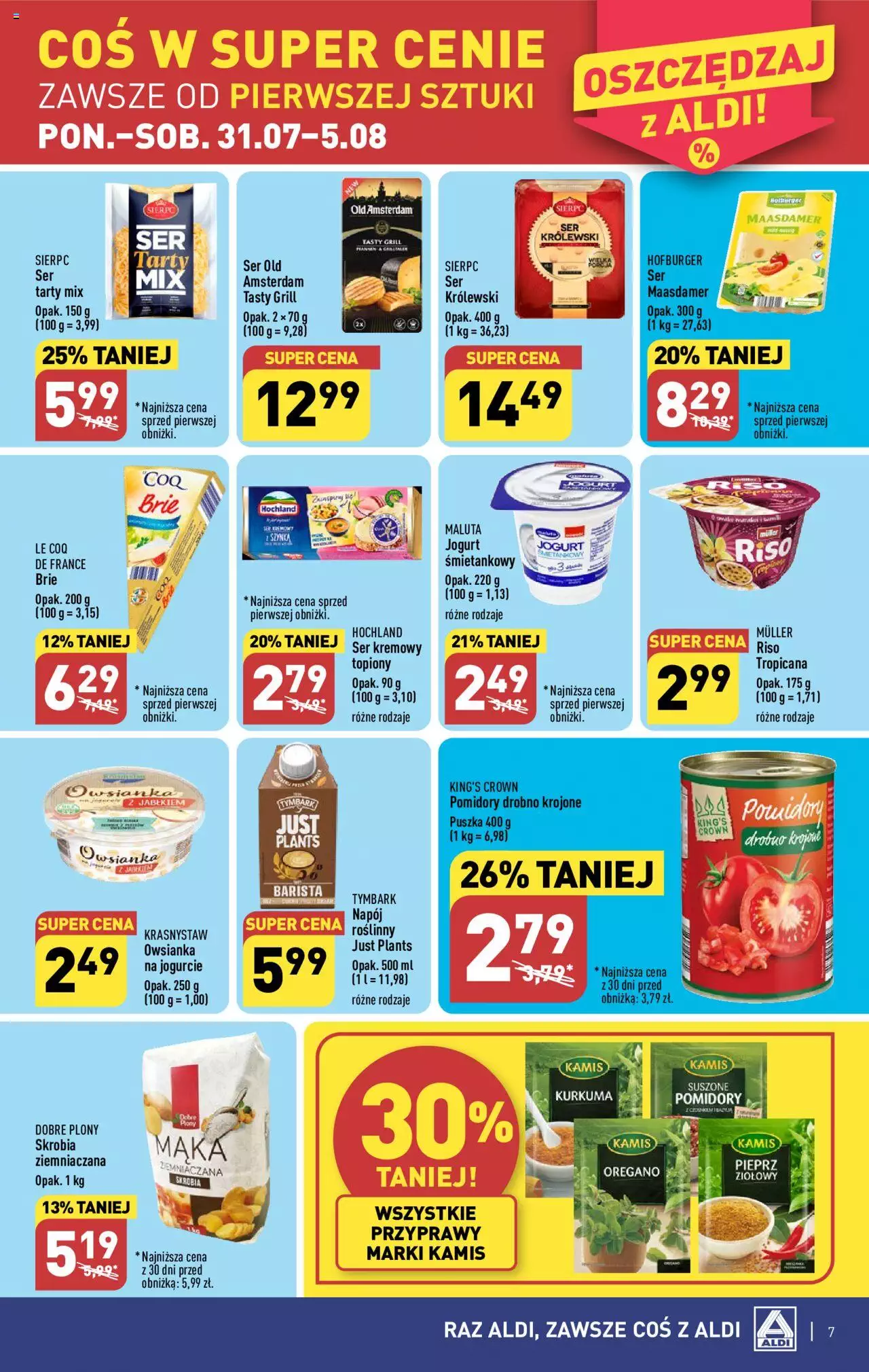 Aldi Gazetka ważna od  31.07.2023 do 05.08.2023 strona 7
