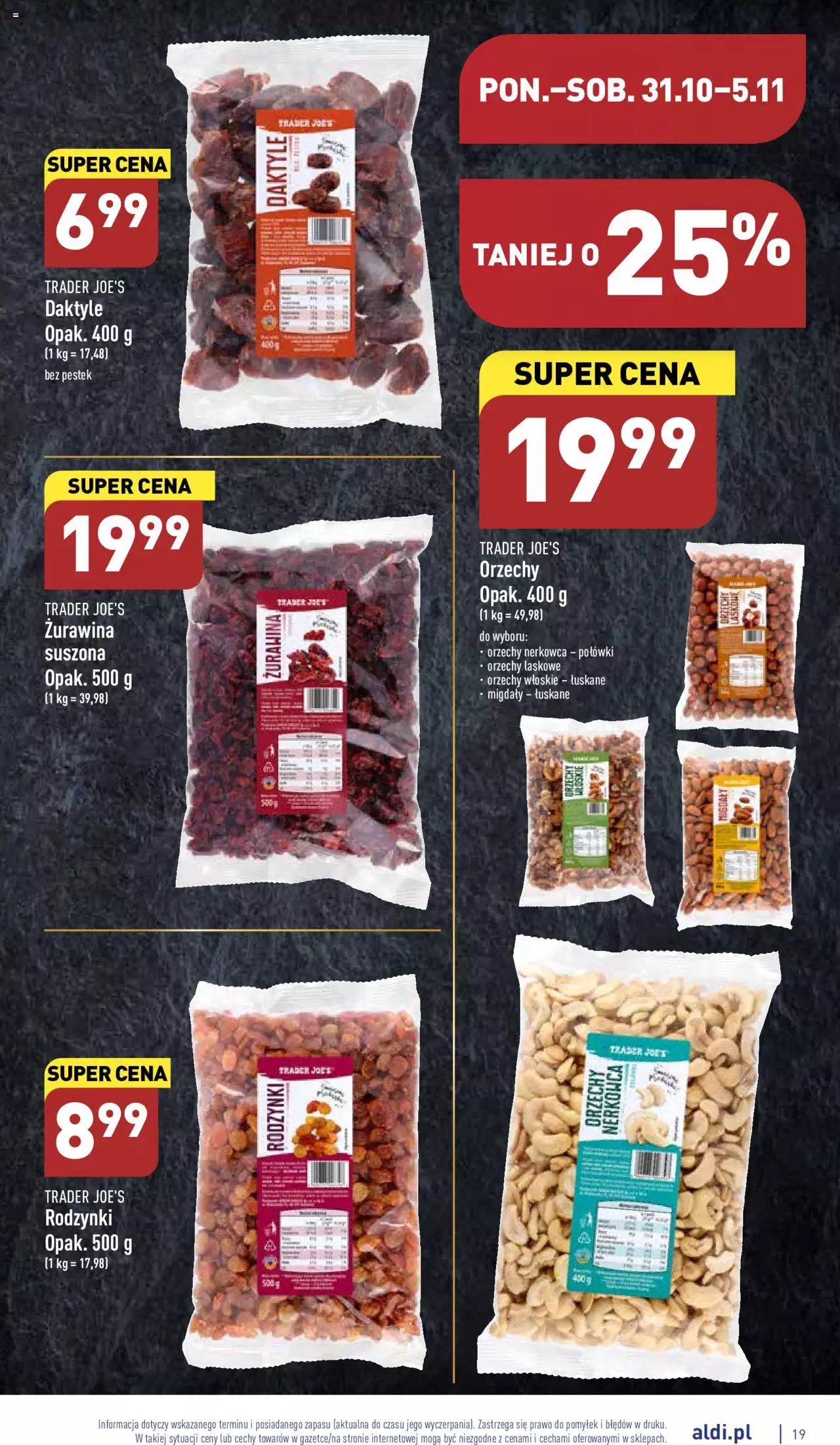 Aldi gazetka ważna od 31.10.2022 do 05.11.2022 strona 19