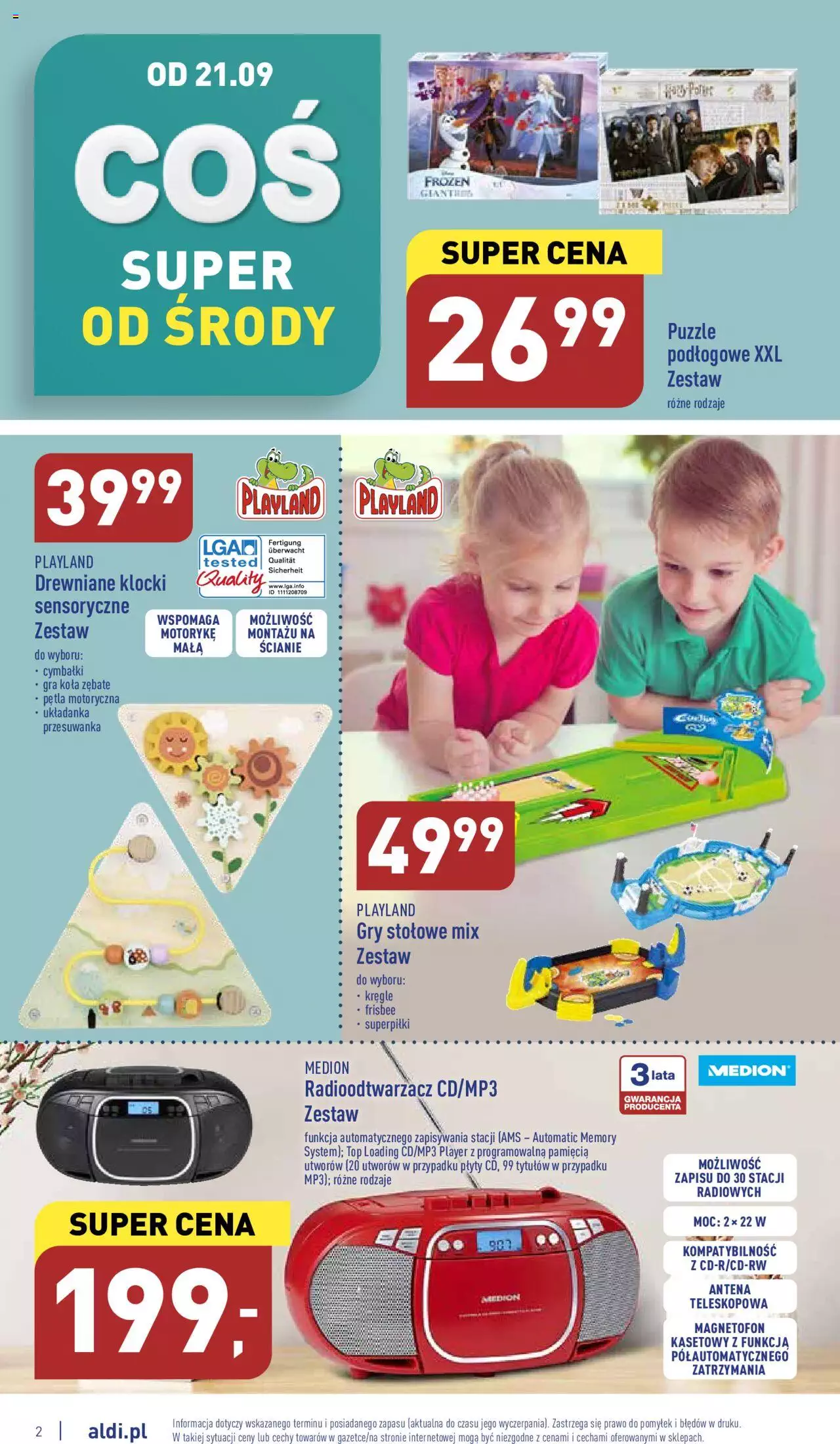 Aldi  Hity od Środy 21.09. i od Soboty 24.09 gazetka ważna od 21.09.2022 do 24.09.2022 strona 2