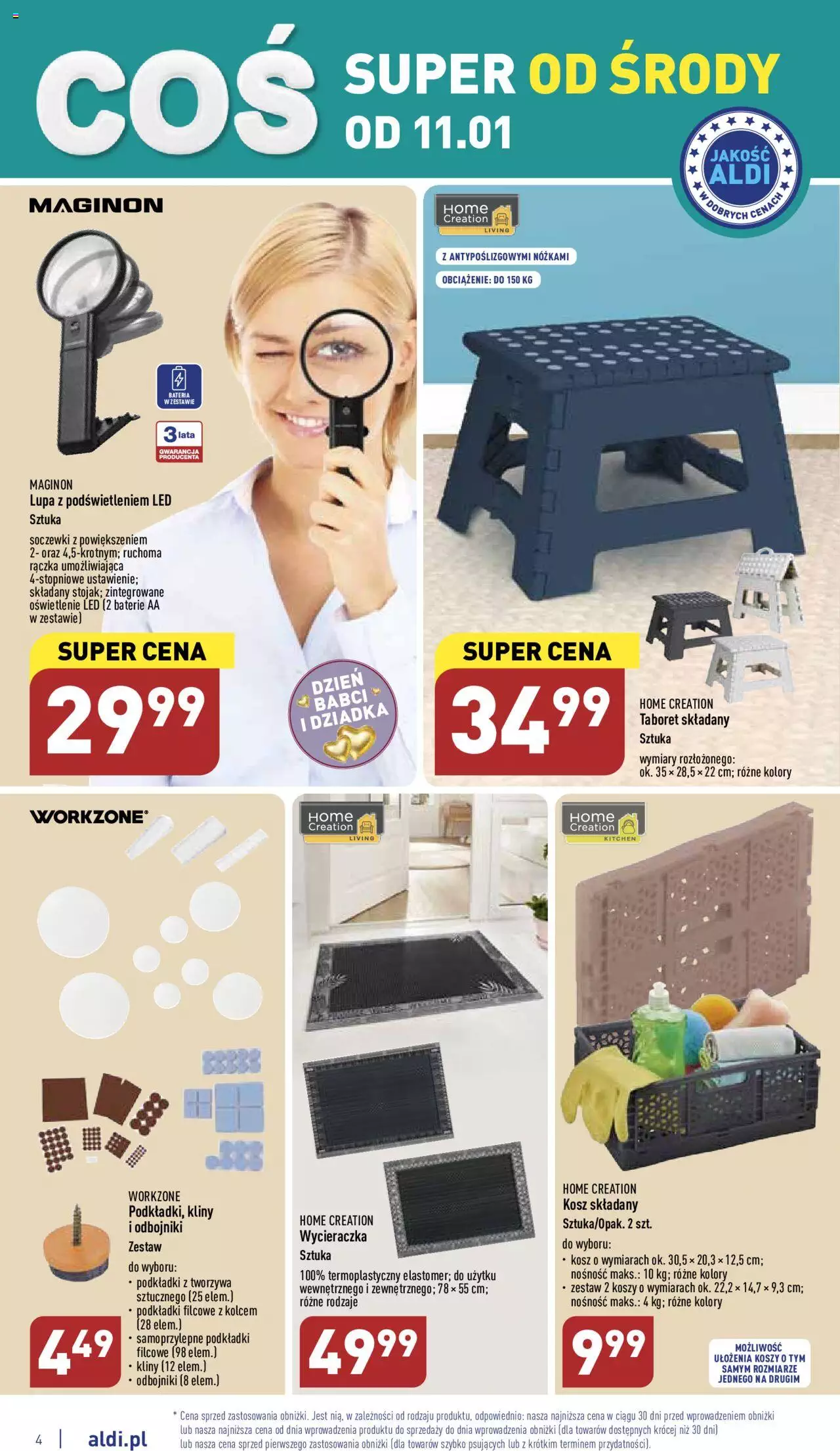 Aldi Hity od Środy do Soboty  Gazetka ważna od 11.01.2023 do 14.01.2023 strona 4