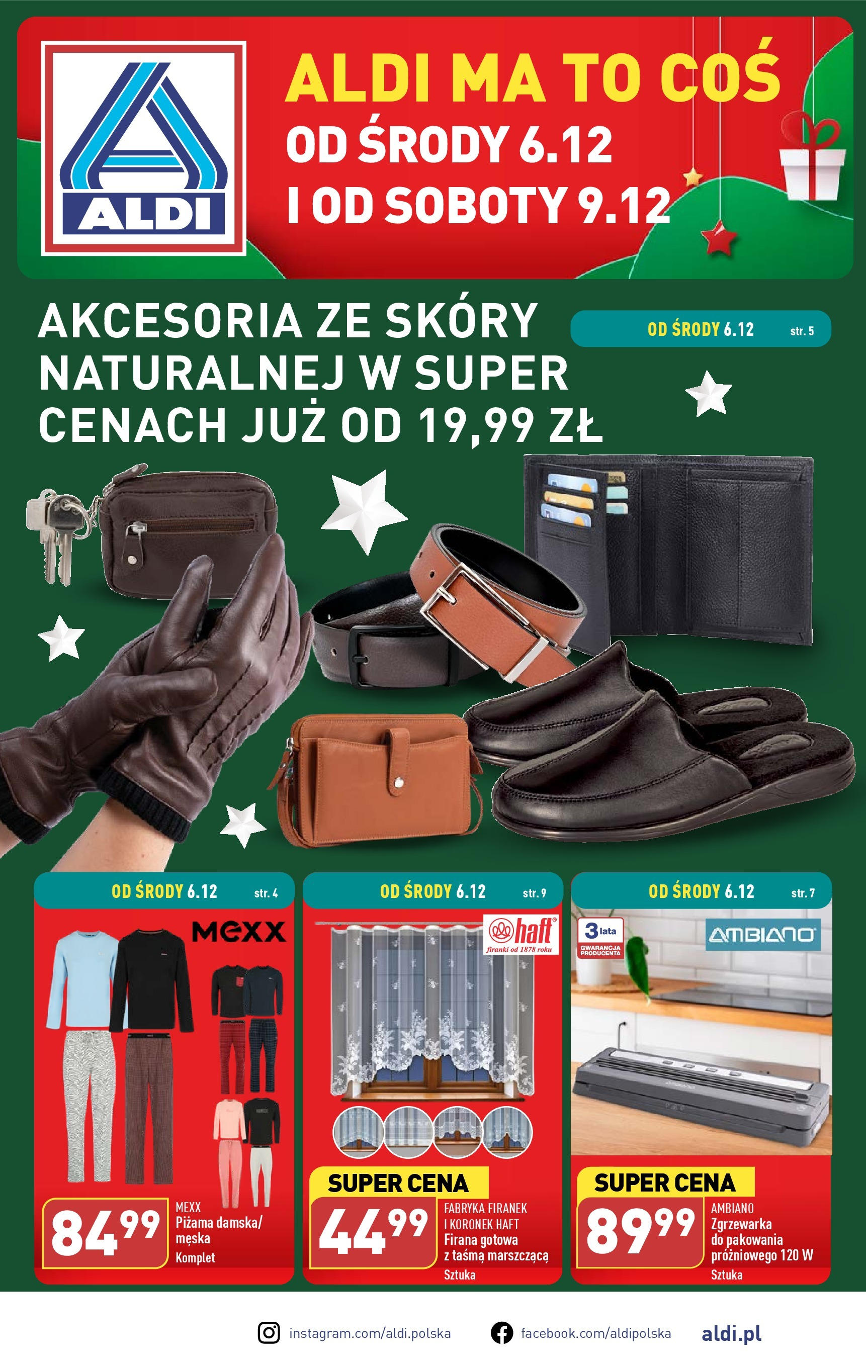 Aldi Hity od środy gazetka ważna od 06.12.2023 do 09.12.2023 strona 1