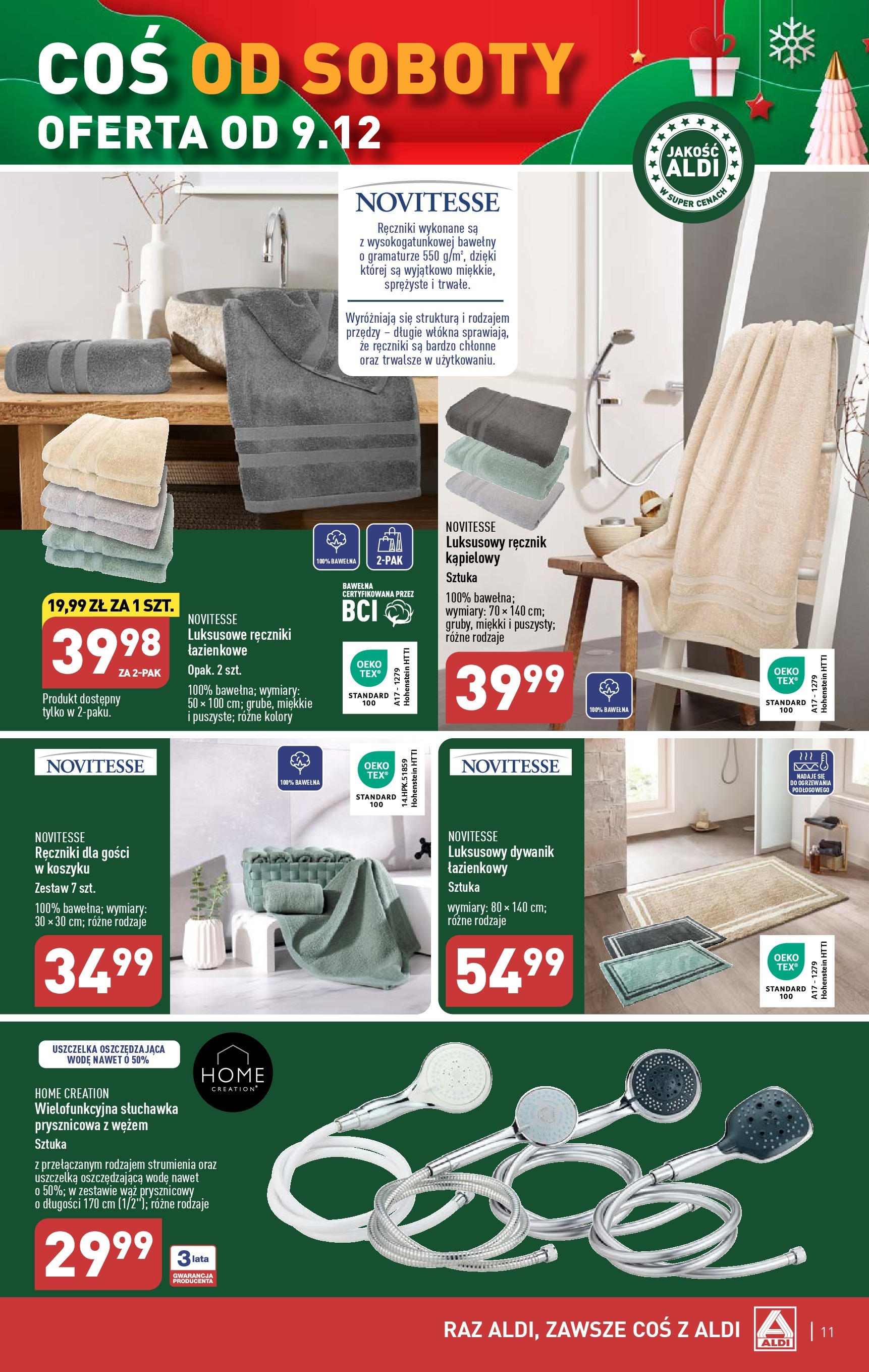 Aldi Hity od środy gazetka ważna od 06.12.2023 do 09.12.2023 strona 11