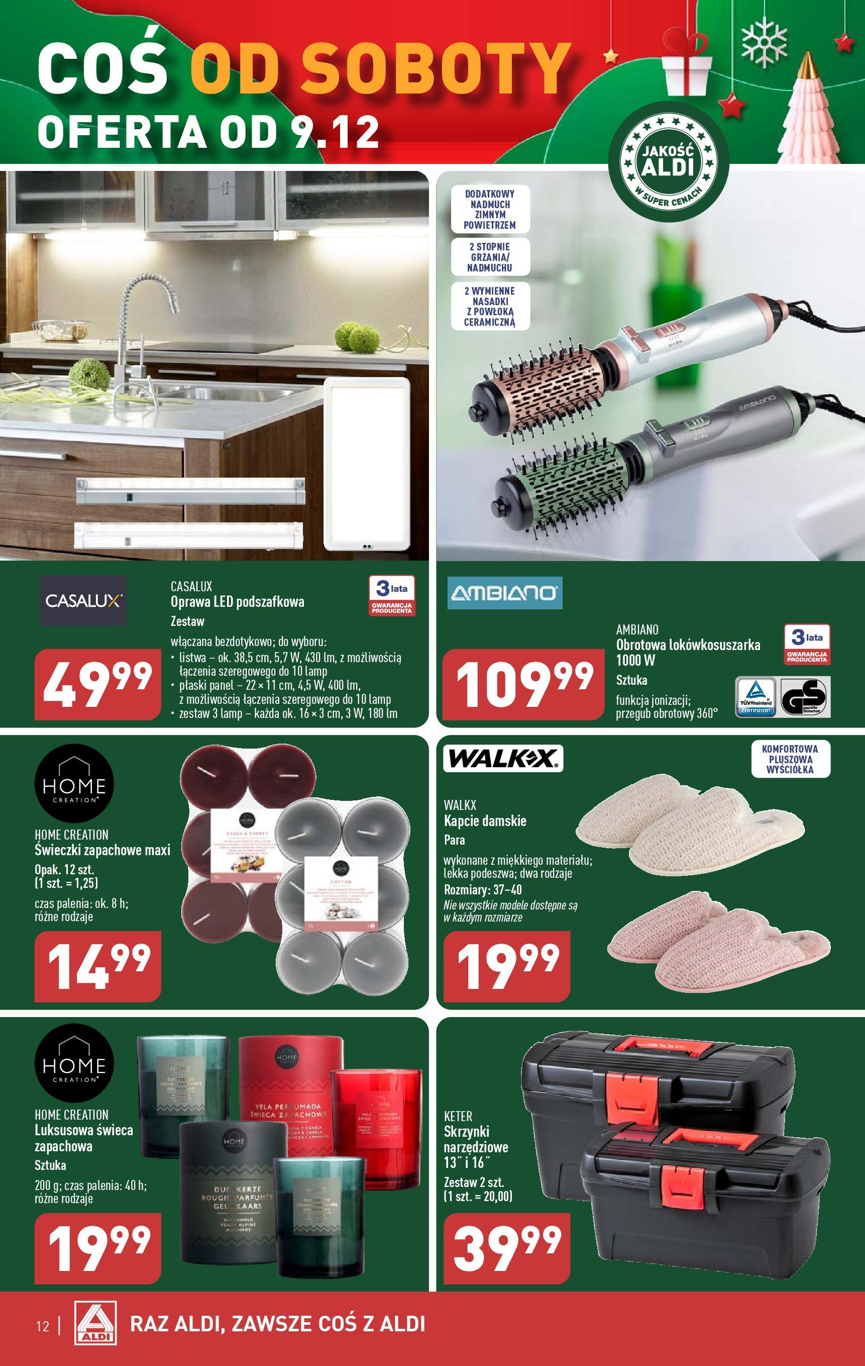 Aldi Hity od środy gazetka ważna od 06.12.2023 do 09.12.2023 strona 12