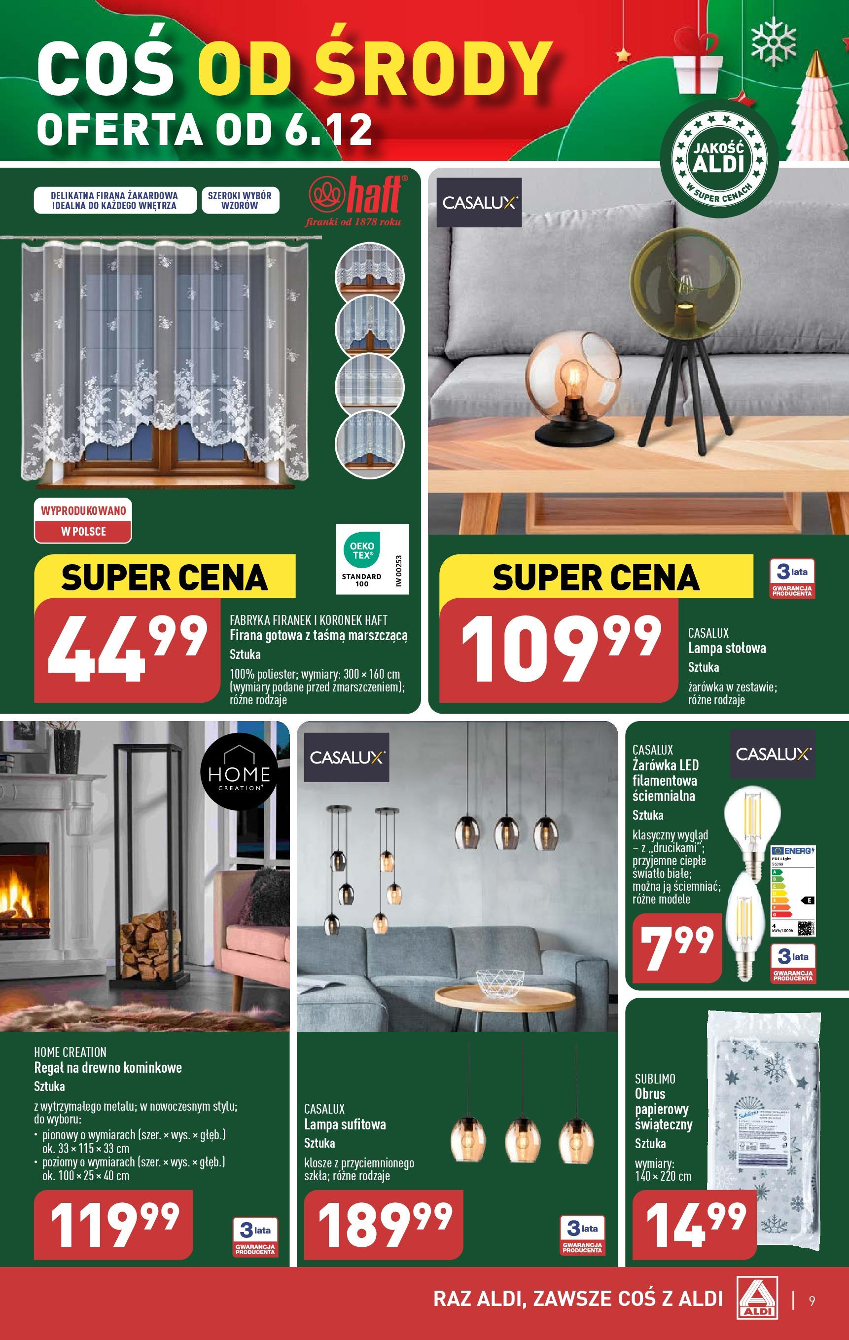 Aldi Hity od środy gazetka ważna od 06.12.2023 do 09.12.2023 strona 9