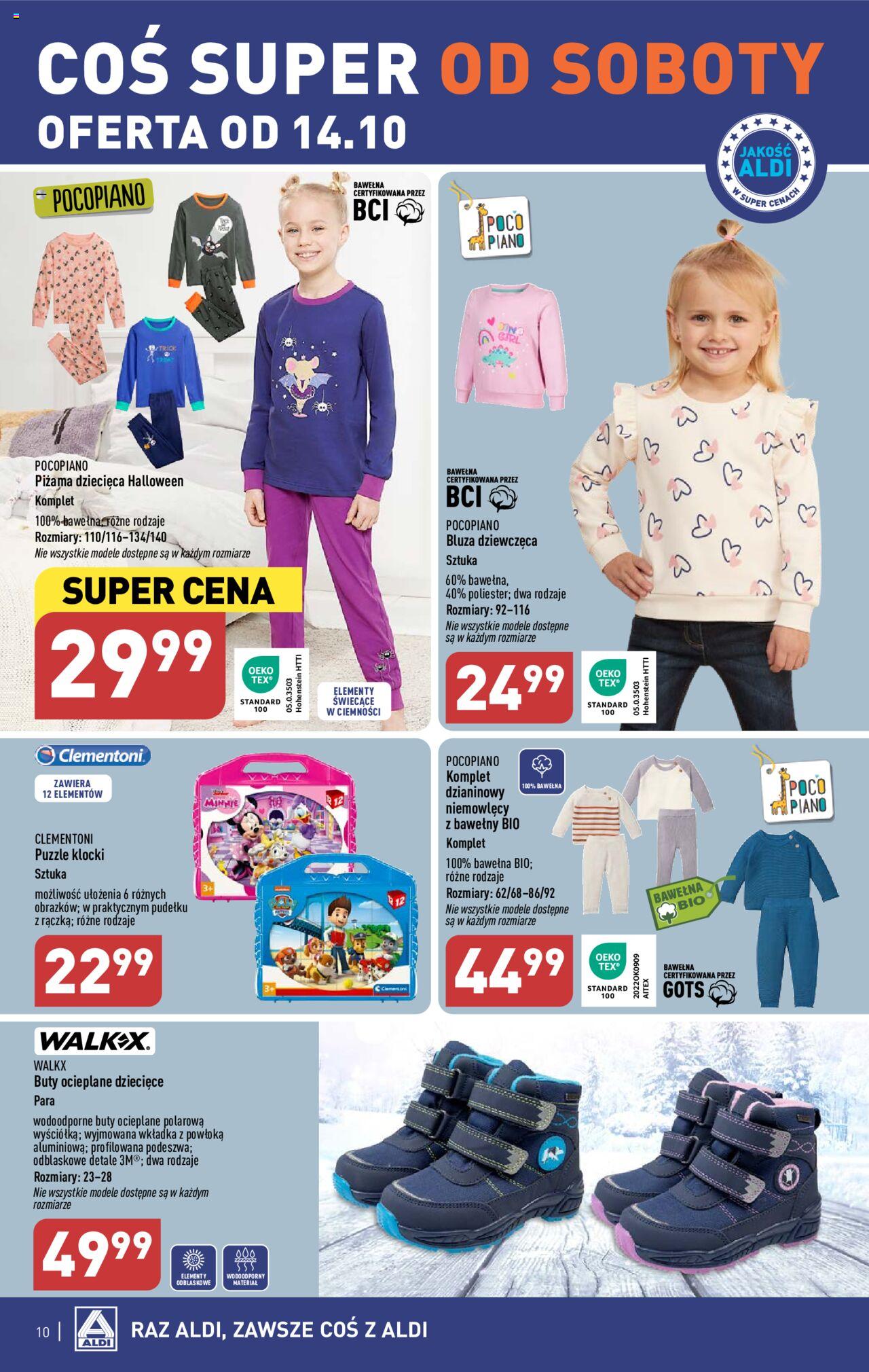 Aldi Hity od środy Gazetka ważna od 11.10.2023  do 14.10.2023 strona 10