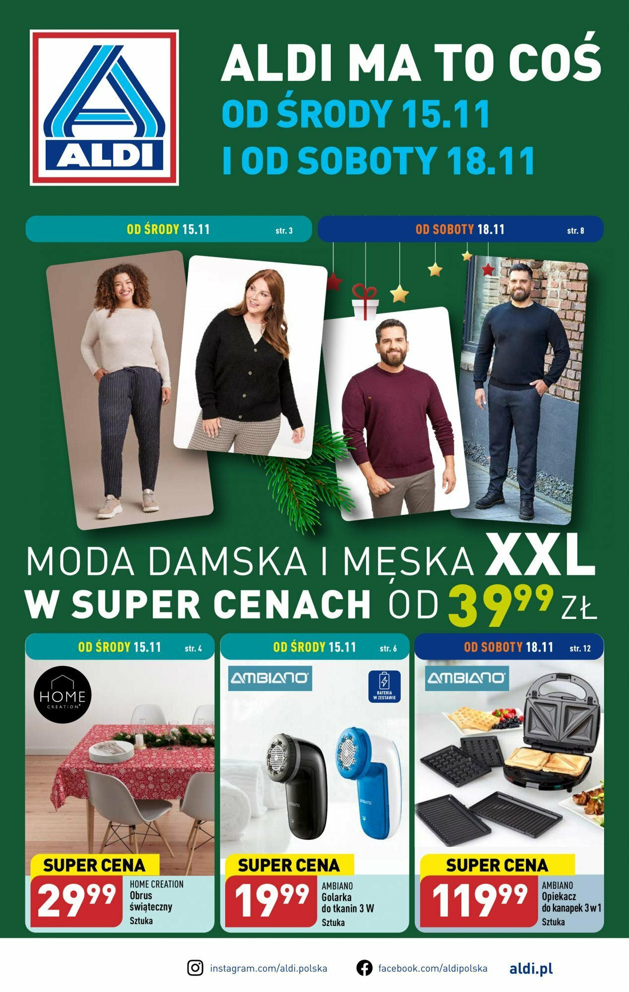 Aldi Hity od środy gazetka ważna od 15.11.2023 do 18.11.2023 strona 1