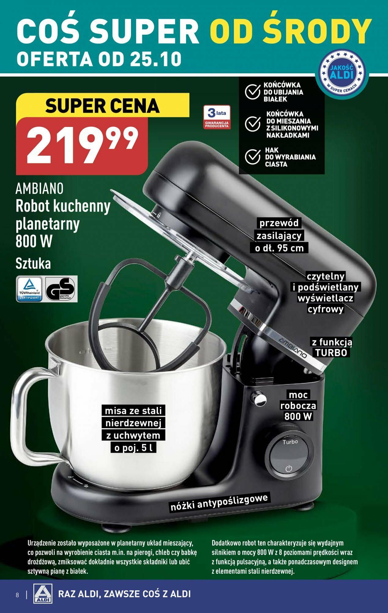 Aldi Hity od środy gazetka ważna od 25.10.2023 do 28.10.2023 strona 6