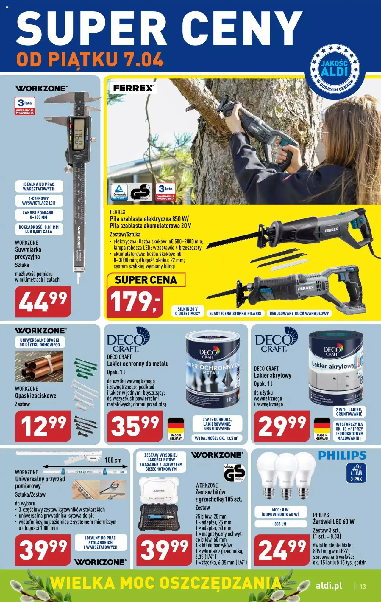 Aldi Hity od Środy i od Piatku gazetka ważna od 05.04.2023 do 07.04.2023 strona 13