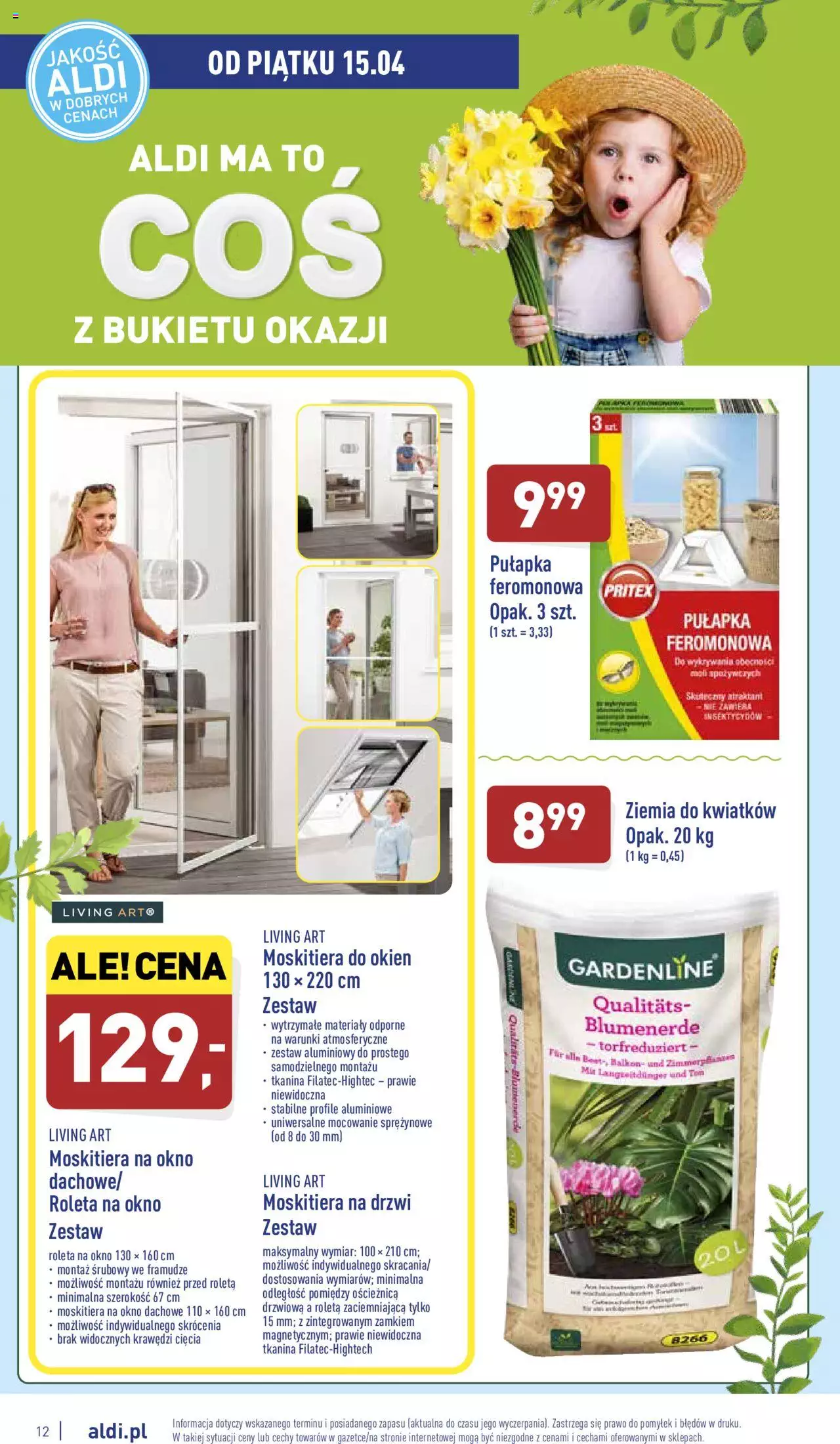 Aldi Hity od Środy i od Piątku gazetka ważna od  13.04.2022 do 15.04.2022 strona 12