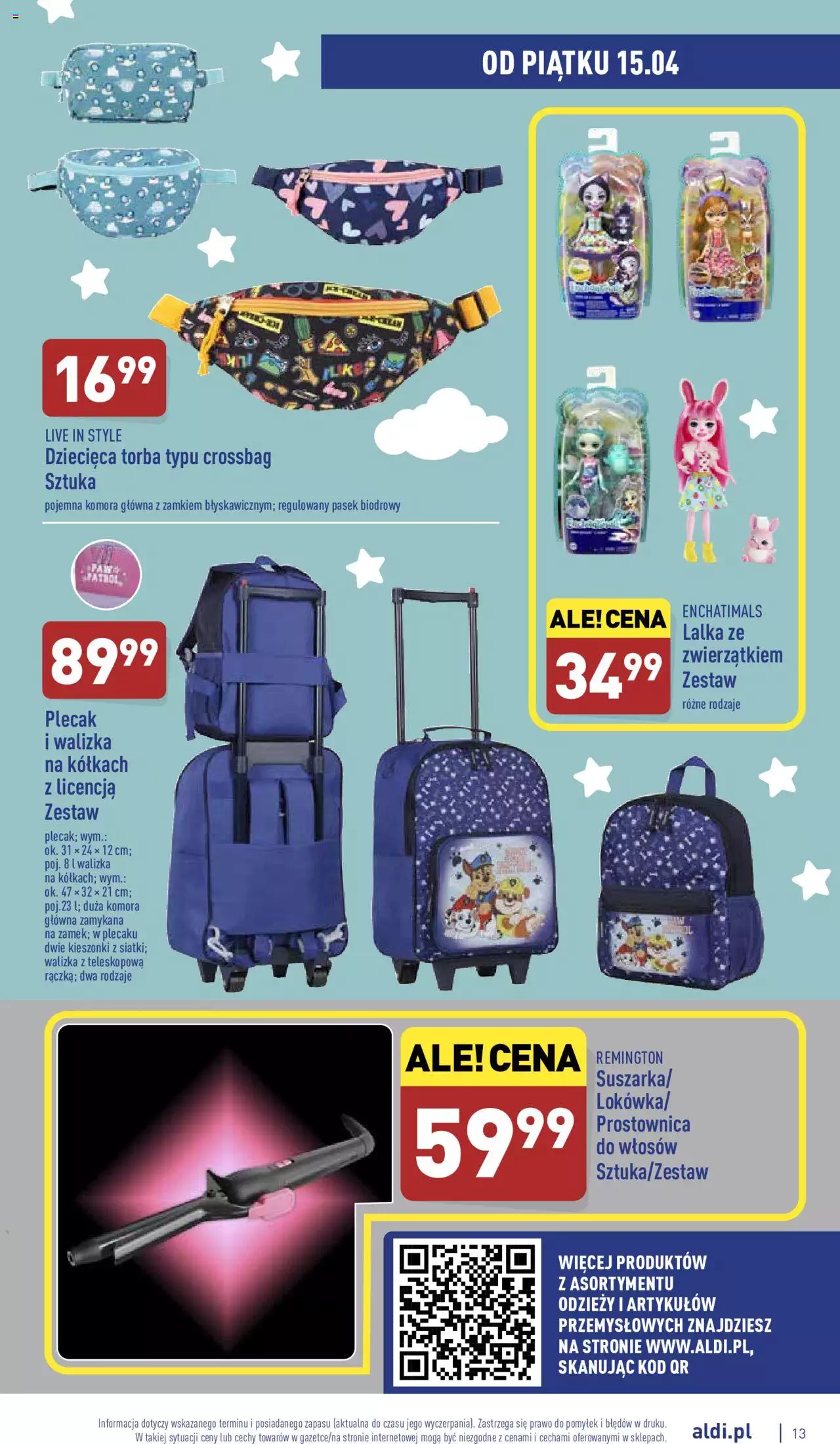 Aldi Hity od Środy i od Piątku gazetka ważna od  13.04.2022 do 15.04.2022 strona 13