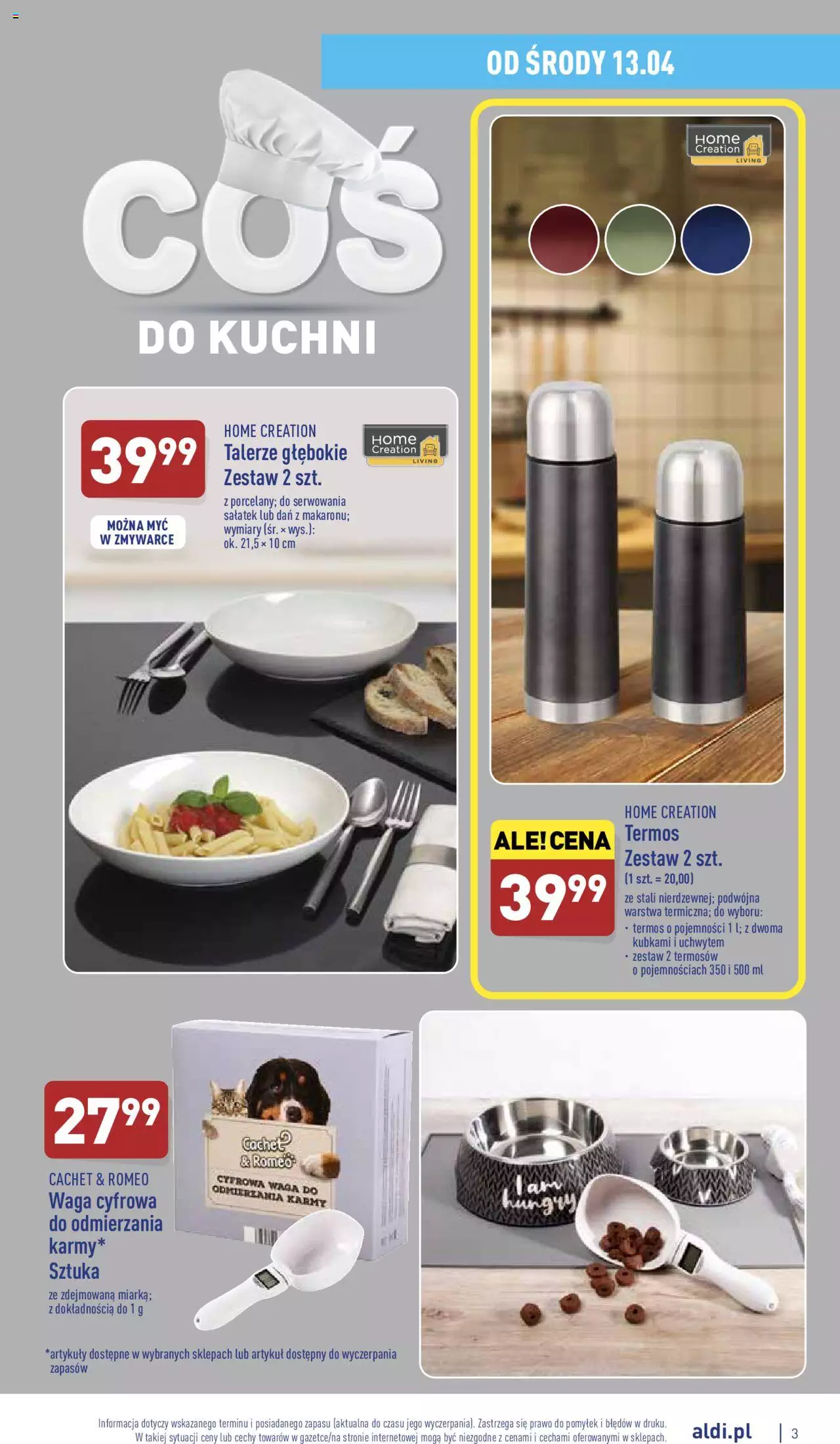 Aldi Hity od Środy i od Piątku gazetka ważna od  13.04.2022 do 15.04.2022 strona 3