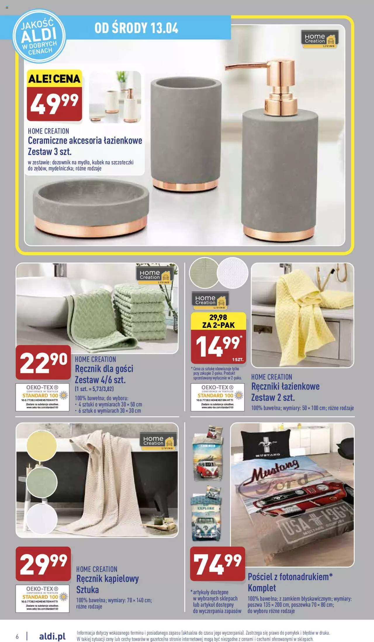 Aldi Hity od Środy i od Piątku gazetka ważna od  13.04.2022 do 15.04.2022 strona 6