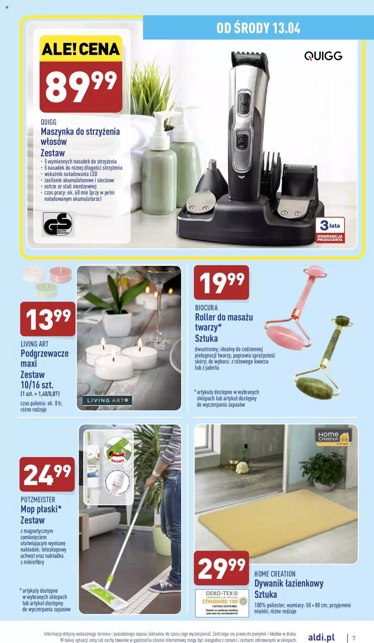 Aldi Hity od Środy i od Piątku gazetka ważna od  13.04.2022 do 15.04.2022 strona 7