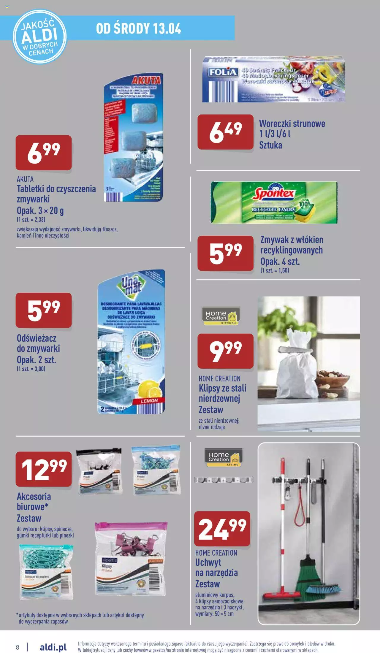 Aldi Hity od Środy i od Piątku gazetka ważna od  13.04.2022 do 15.04.2022 strona 8