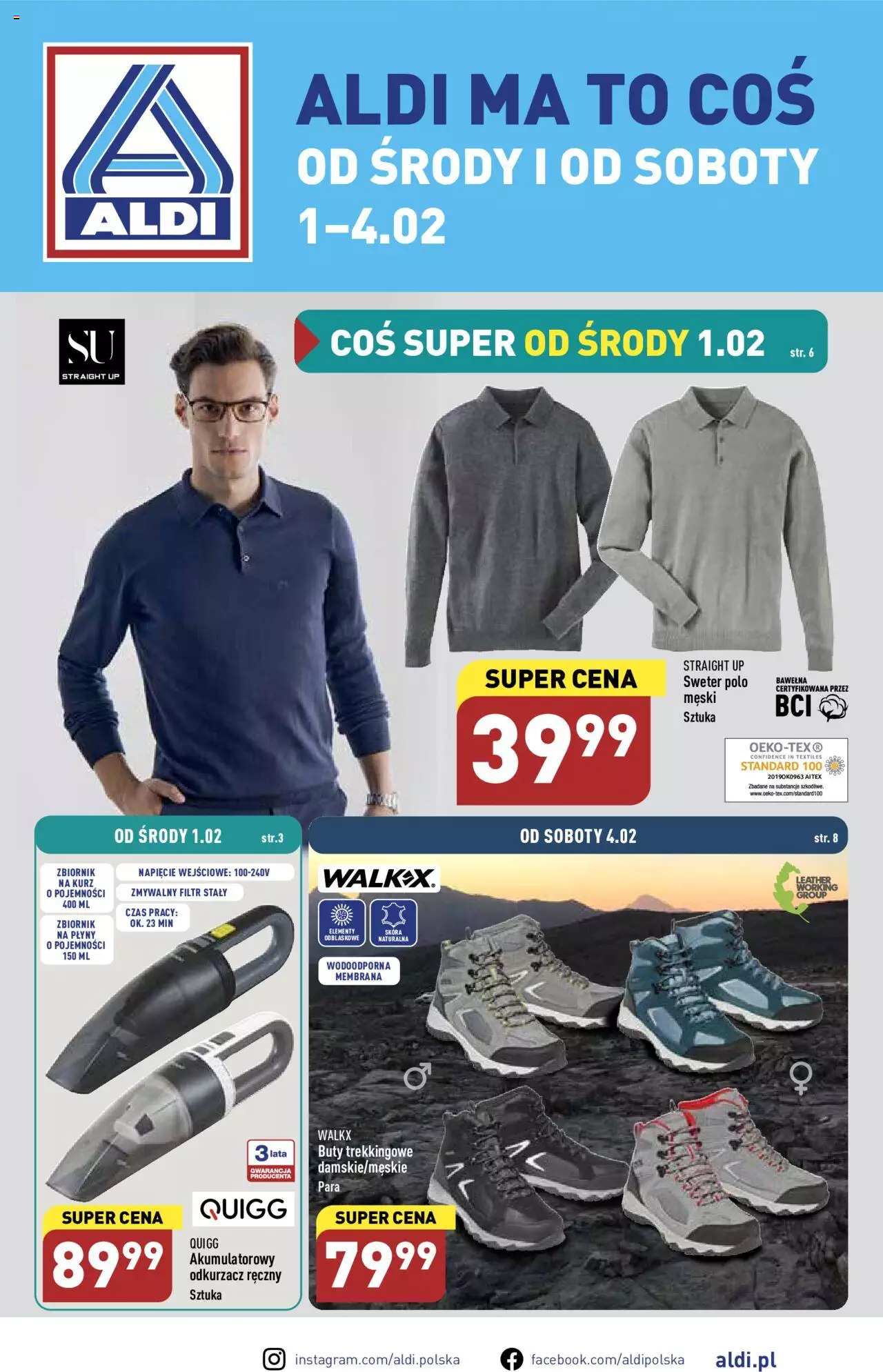 Aldi Hity od Środy i od Soboty Gazetka ważna od 01.02.2023 do 04.02.2023 strona 1