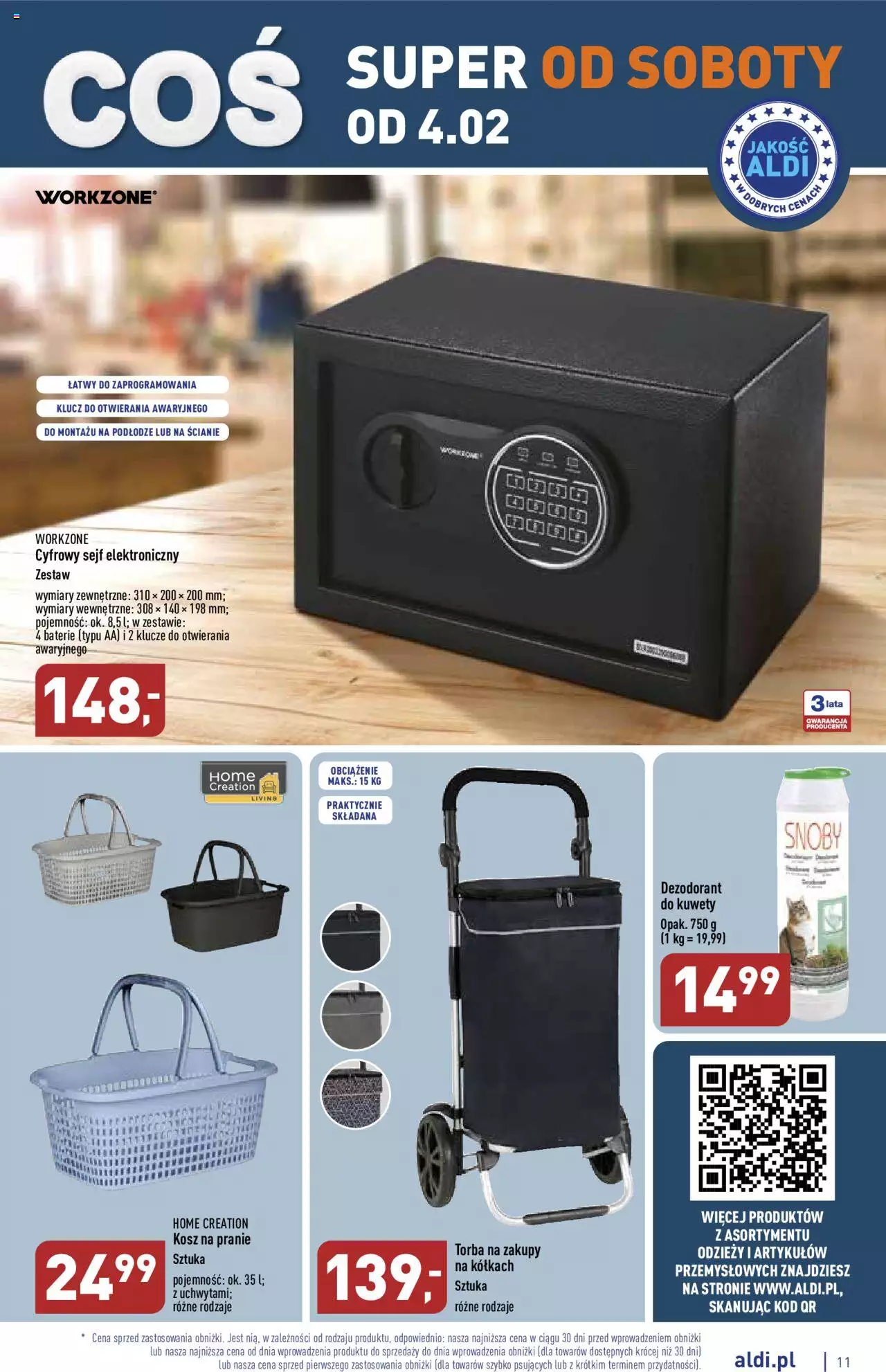 Aldi Hity od Środy i od Soboty Gazetka ważna od 01.02.2023 do 04.02.2023 strona 11
