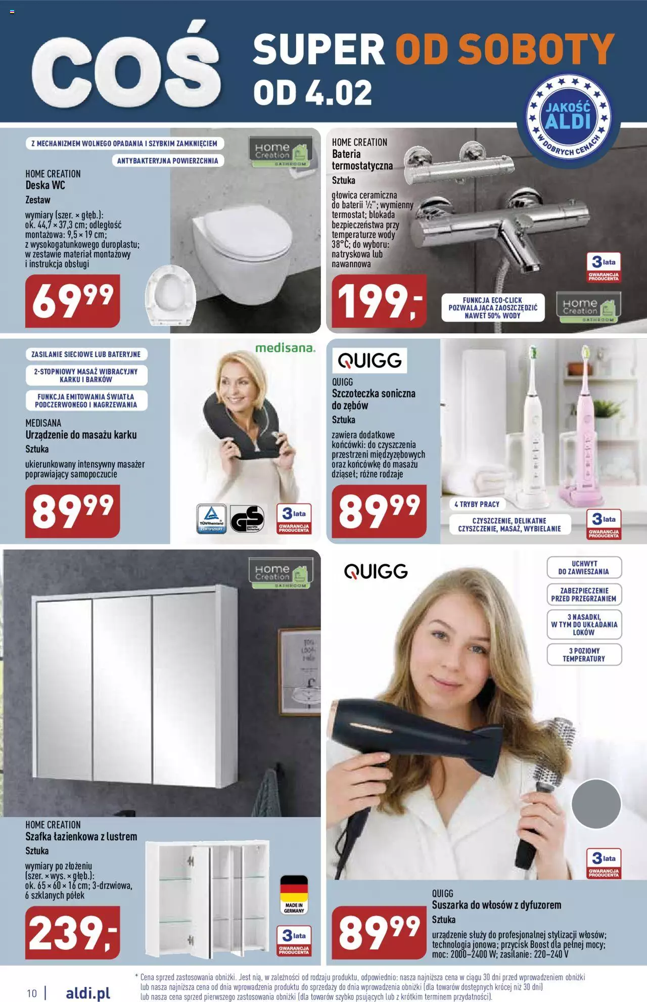 Aldi Hity od Środy i od Soboty Gazetka ważna od 01.02.2023 do 04.02.2023 strona 10