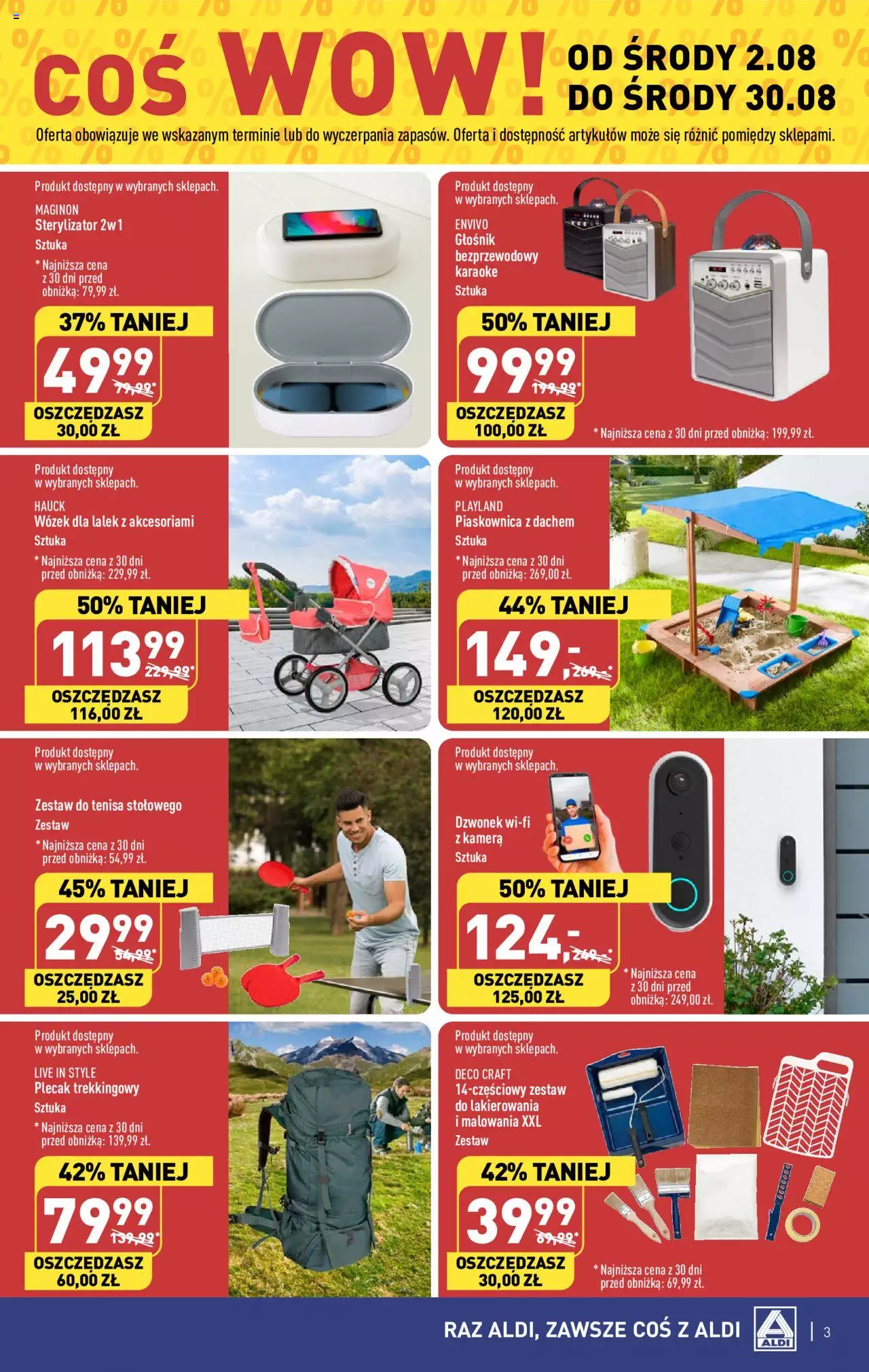 Aldi Hity od Środy i od Soboty Gazetka ważna od 02.08.2023 do 05.08.2023 strona 3