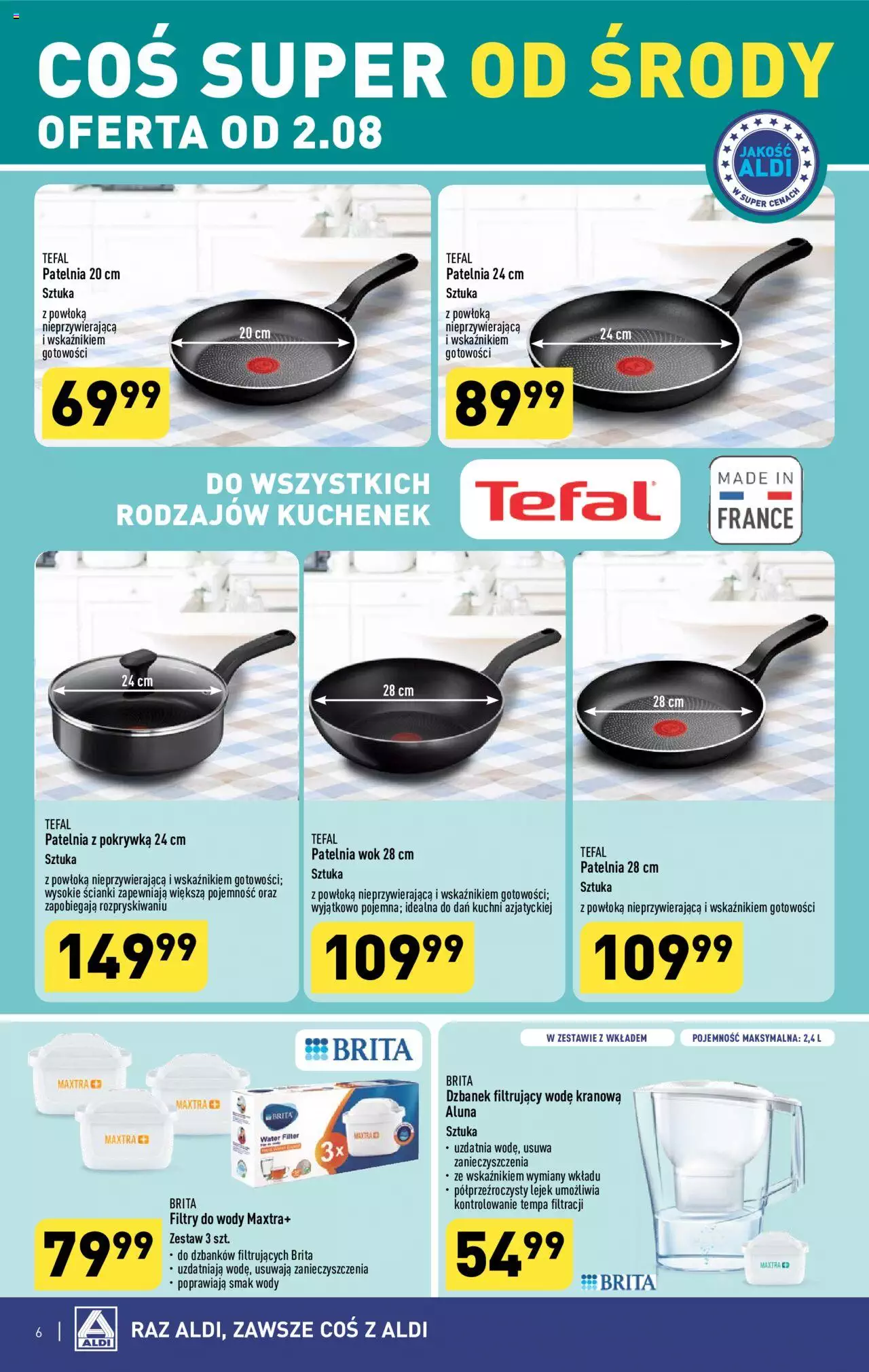 Aldi Hity od Środy i od Soboty Gazetka ważna od 02.08.2023 do 05.08.2023 strona 6