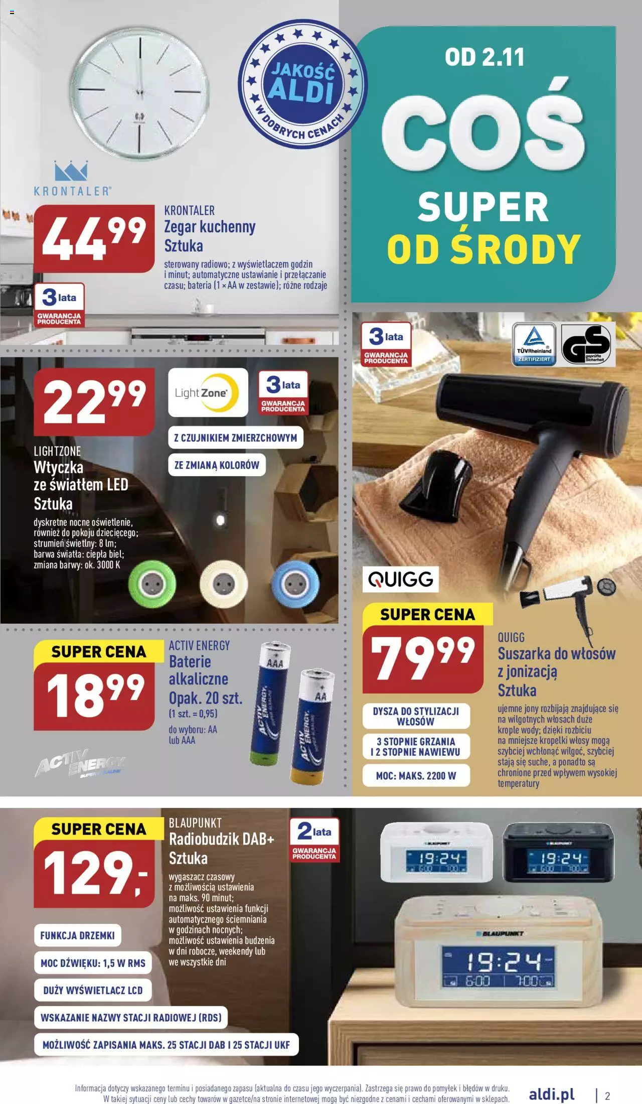 Aldi Hity od Środy i od Soboty gazetka ważna od 02.11.2022 do 05.11.2022 strona 2