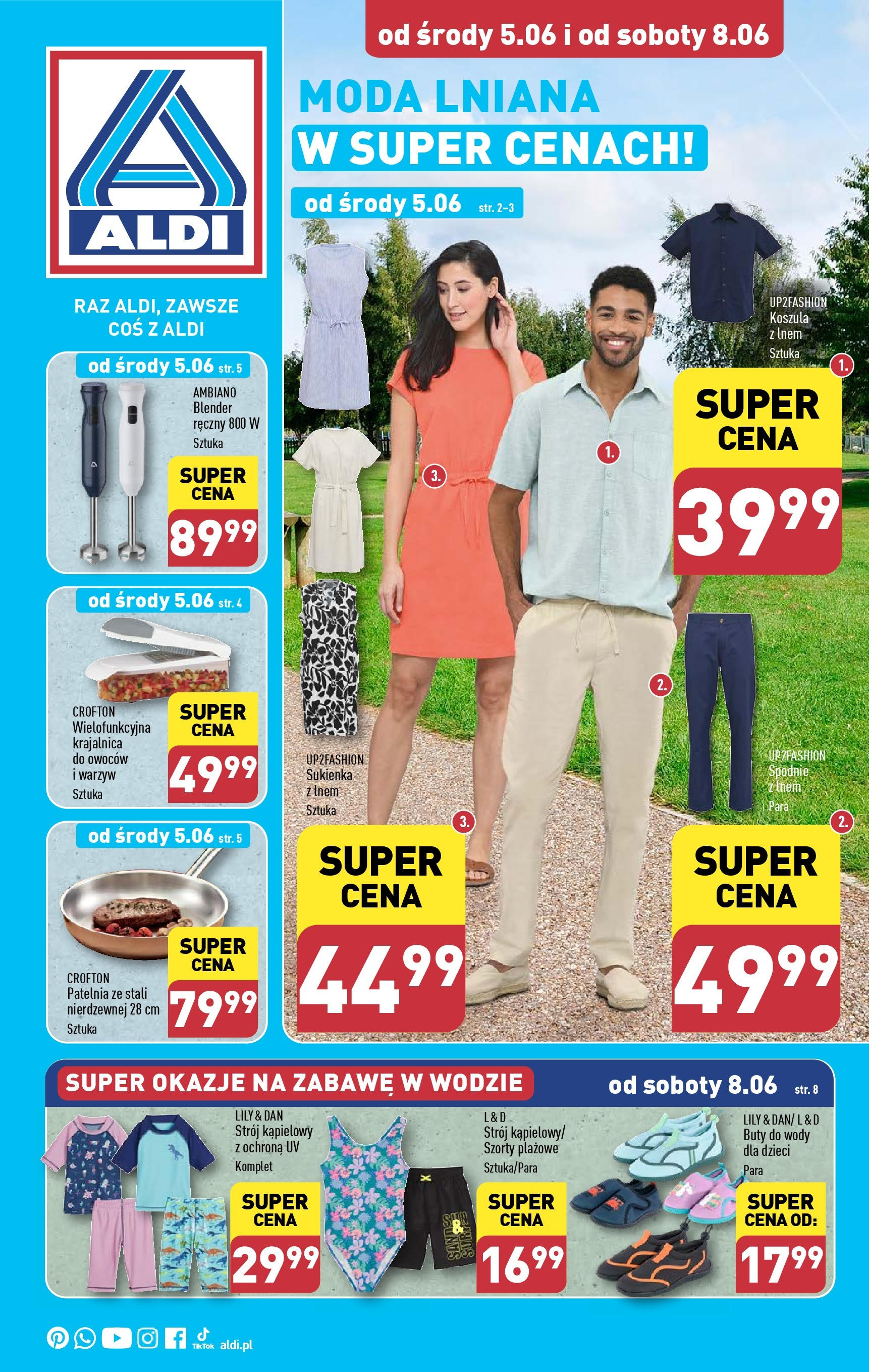 Aldi Hity od Środy i od Soboty Gazetka ważna od 05.06.2024 do 08.06.2024 strona 1