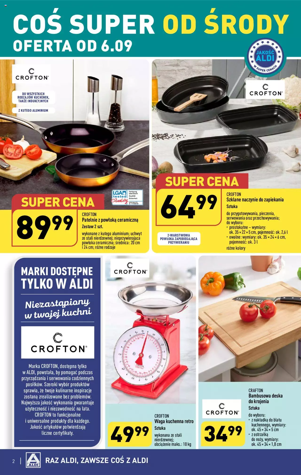 Aldi Hity od Środy i od Soboty  Gazetka ważna od 06.09.2023 do 09.09.2023 strona 2