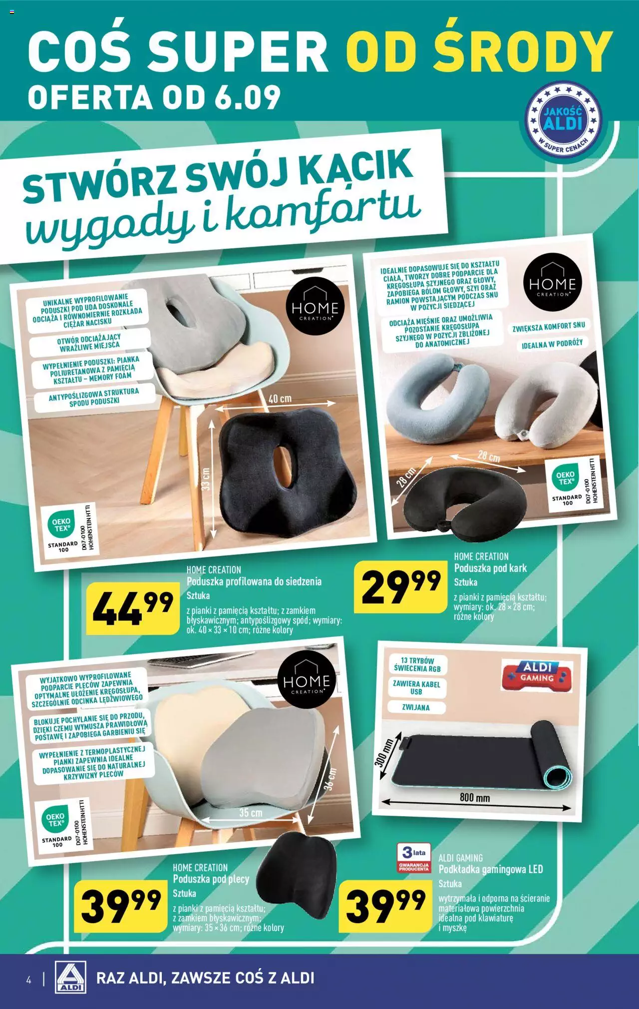 Aldi Hity od Środy i od Soboty  Gazetka ważna od 06.09.2023 do 09.09.2023 strona 4