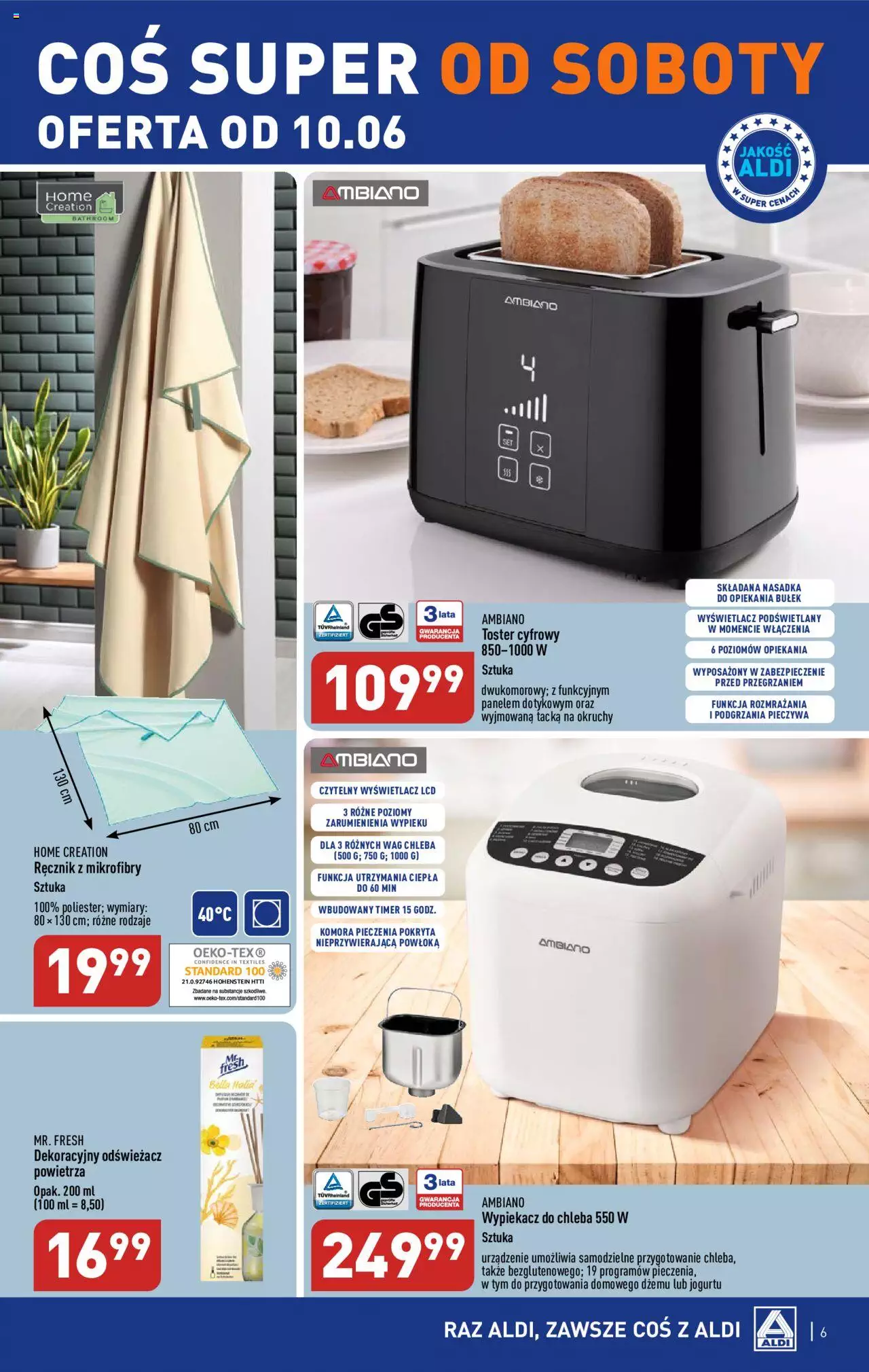 Aldi Hity od Środy i od Soboty Gazetka ważna od 07.06.2023 do 10.06.2023 strona 6