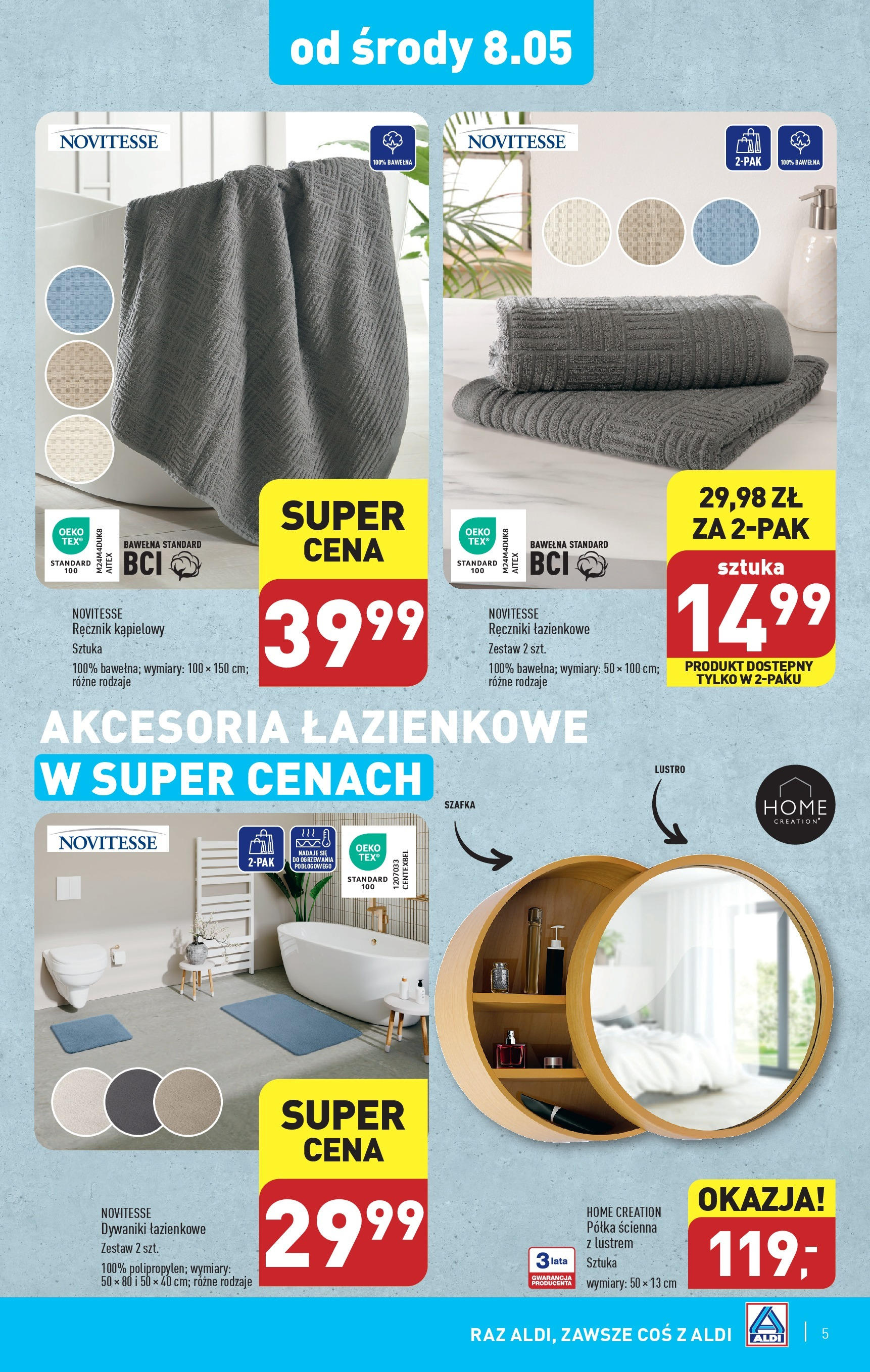 Aldi Hity od Środy i od Soboty Gazetka ważna od 08.05.2024 do 11.05.2024 strona 3