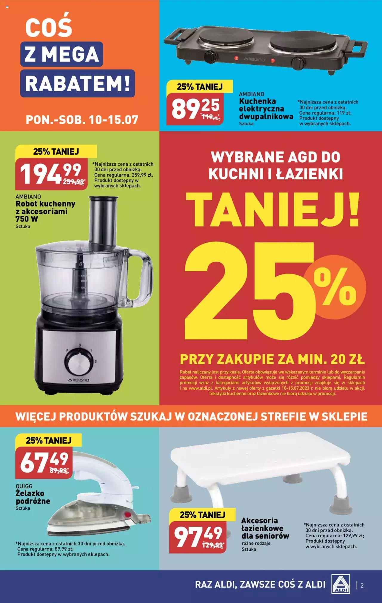 Aldi Hity od Środy i od Soboty Gazetka ważna od 12.07.2023 do 15.07.2023 strona 2