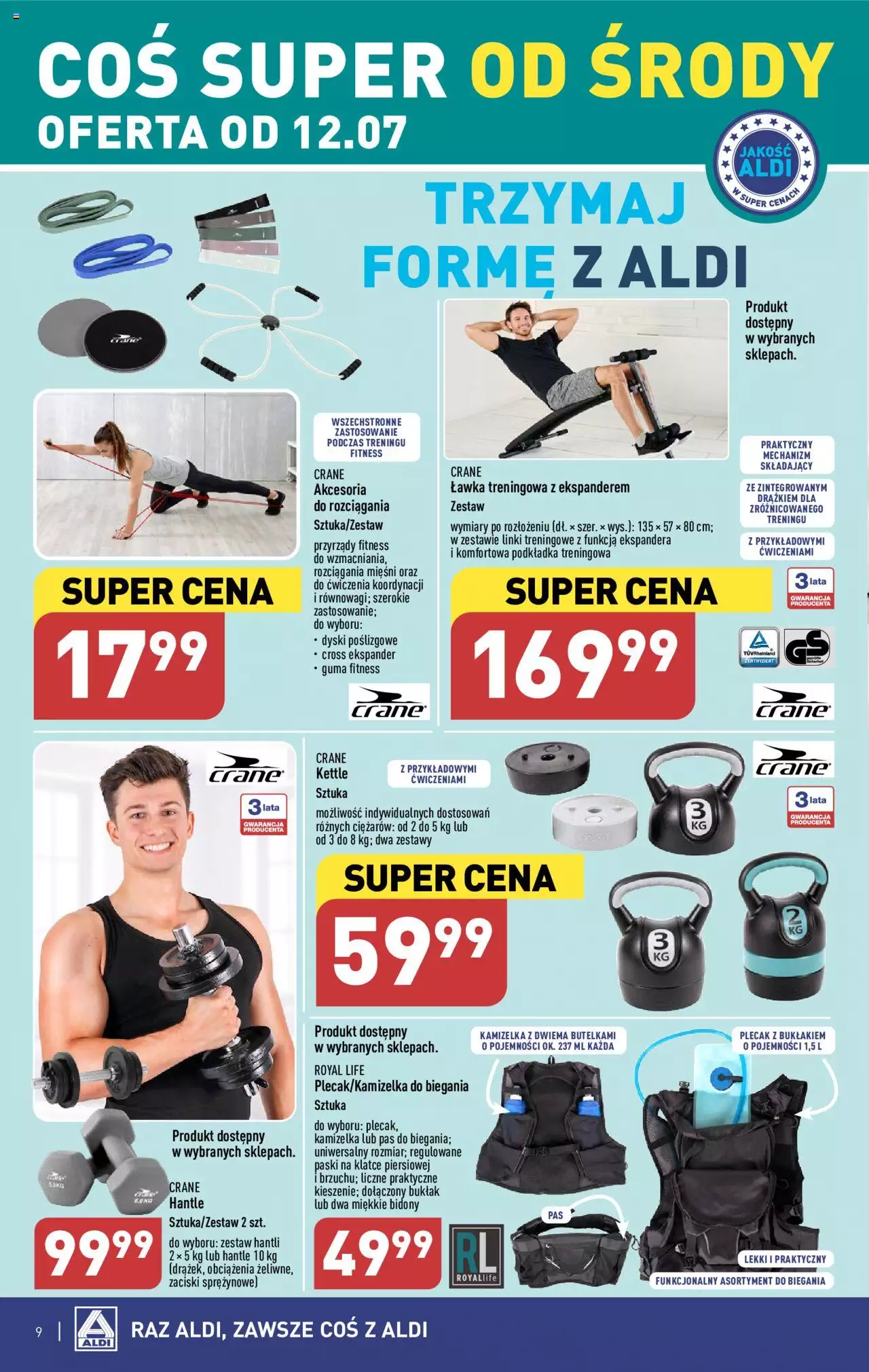 Aldi Hity od Środy i od Soboty Gazetka ważna od 12.07.2023 do 15.07.2023 strona 9