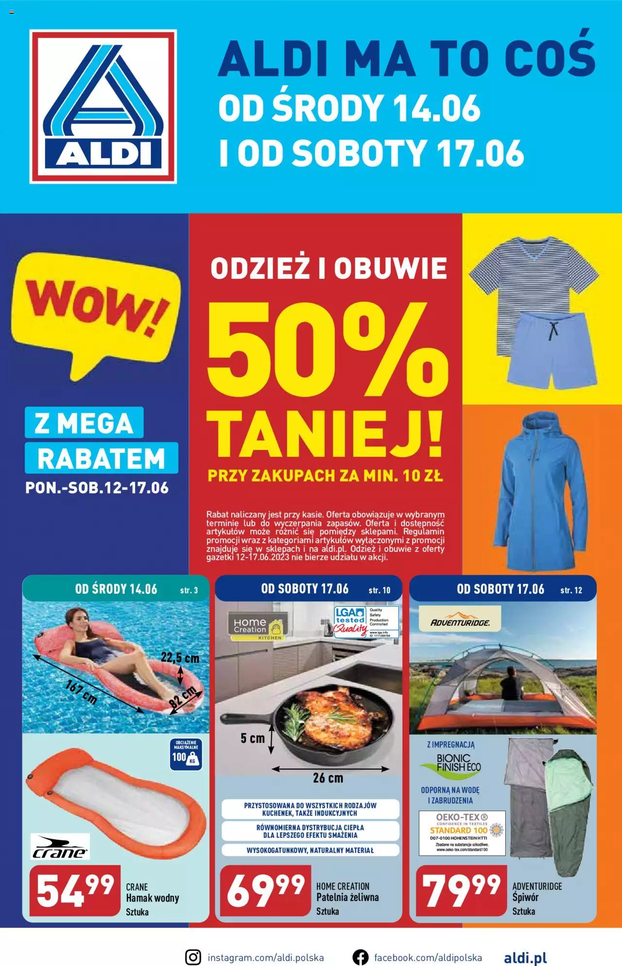 Aldi Hity od Środy i od Soboty gazetka ważna od 14.06.2023 do 17.06.2023 strona 1