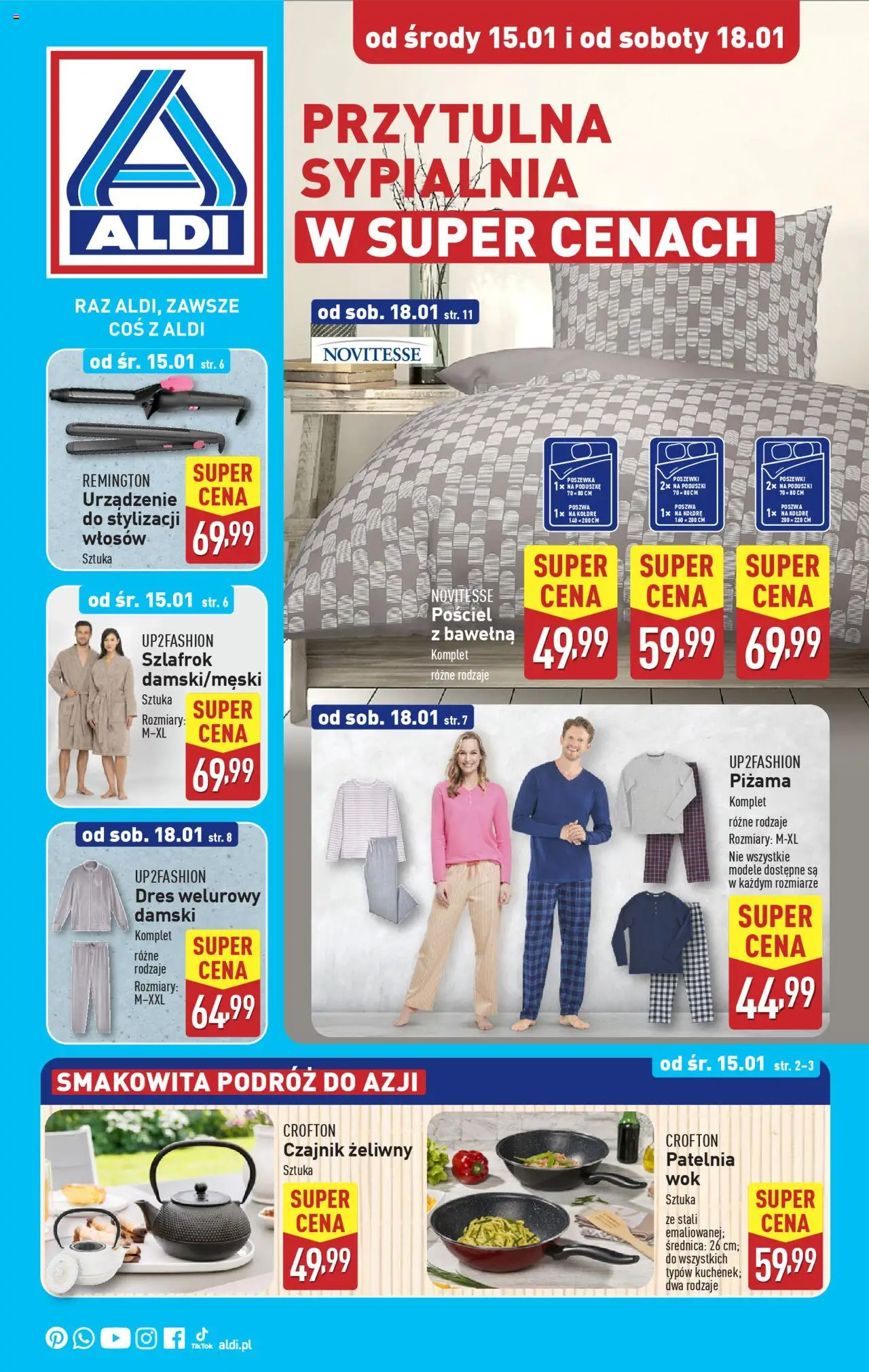 Aldi Hity od Środy i od Soboty Gazetka ważna od 15.01.2025 do 18.01.2025 strona 1