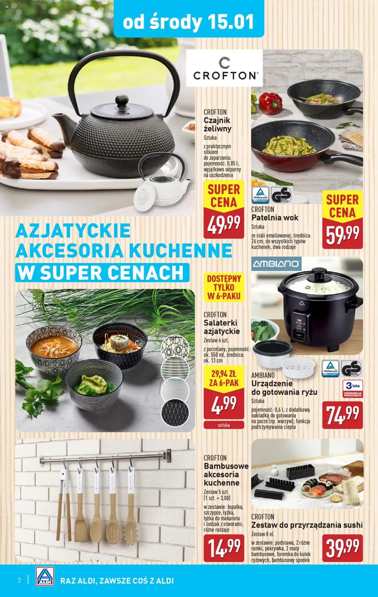 Aldi Hity od Środy i od Soboty Gazetka ważna od 15.01.2025 do 18.01.2025 strona 2