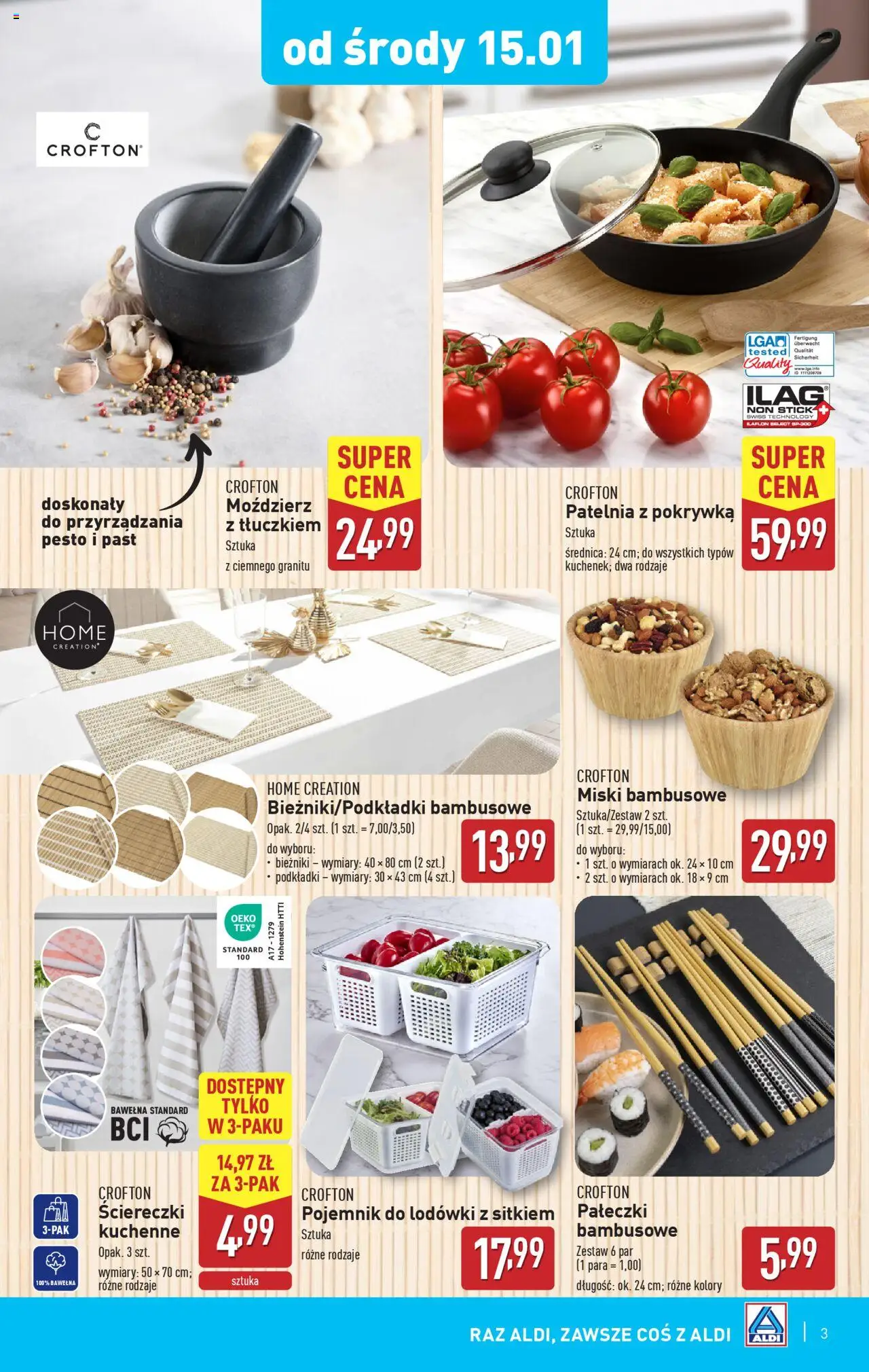 Aldi Hity od Środy i od Soboty Gazetka ważna od 15.01.2025 do 18.01.2025 strona 3
