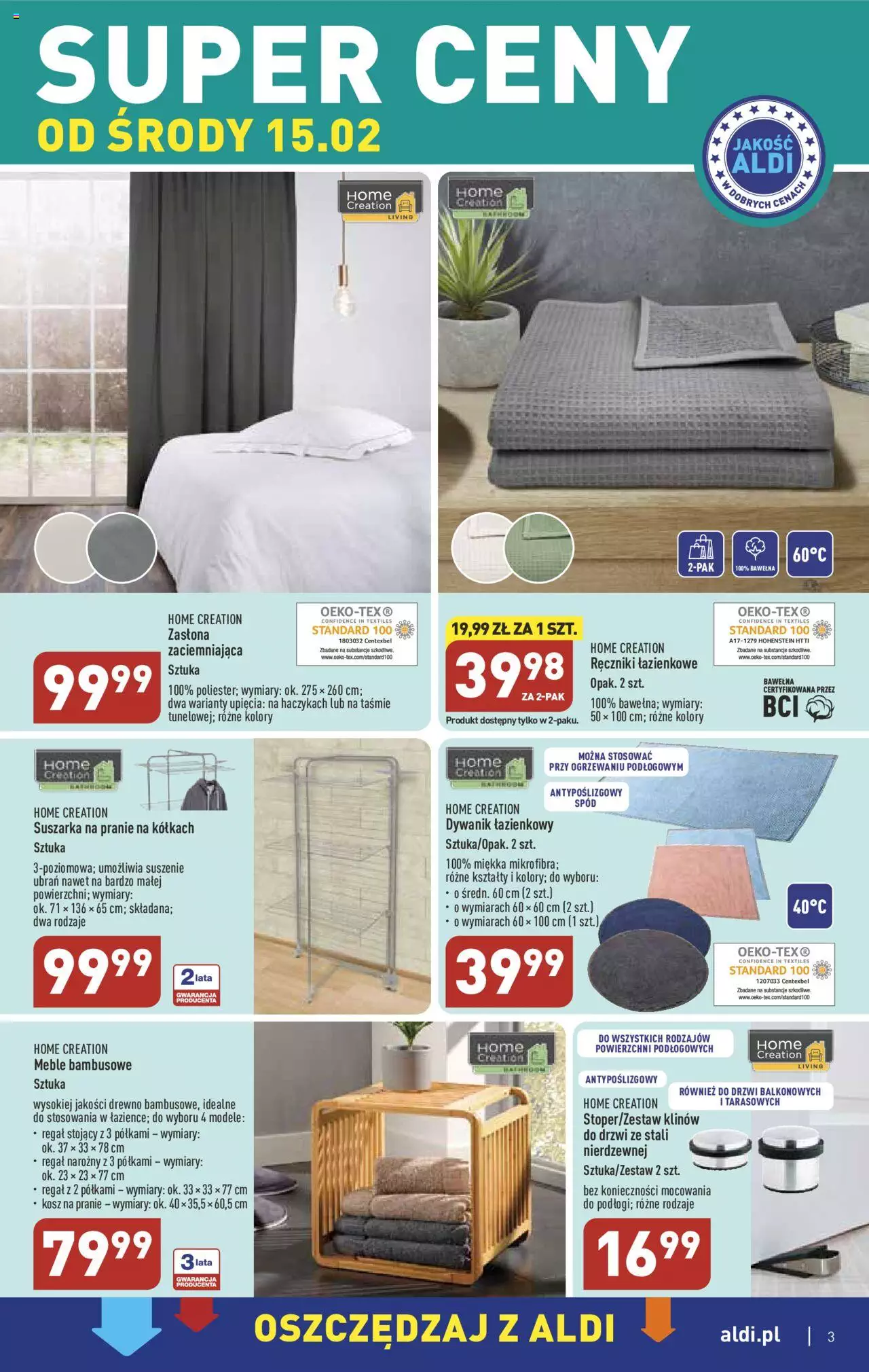 Aldi Hity od Środy i od Soboty  Gazetka ważna od 15.02.2023 do 18.02.2023 strona 3