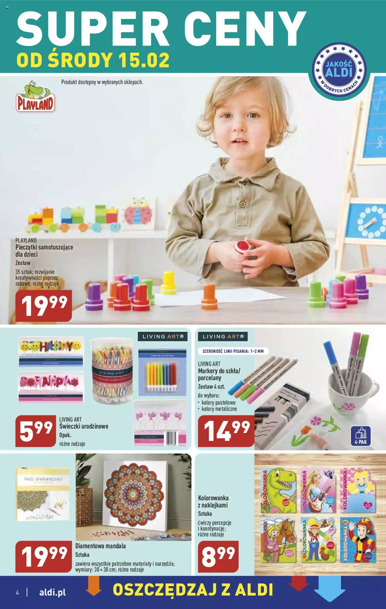 Aldi Hity od Środy i od Soboty  Gazetka ważna od 15.02.2023 do 18.02.2023 strona 4