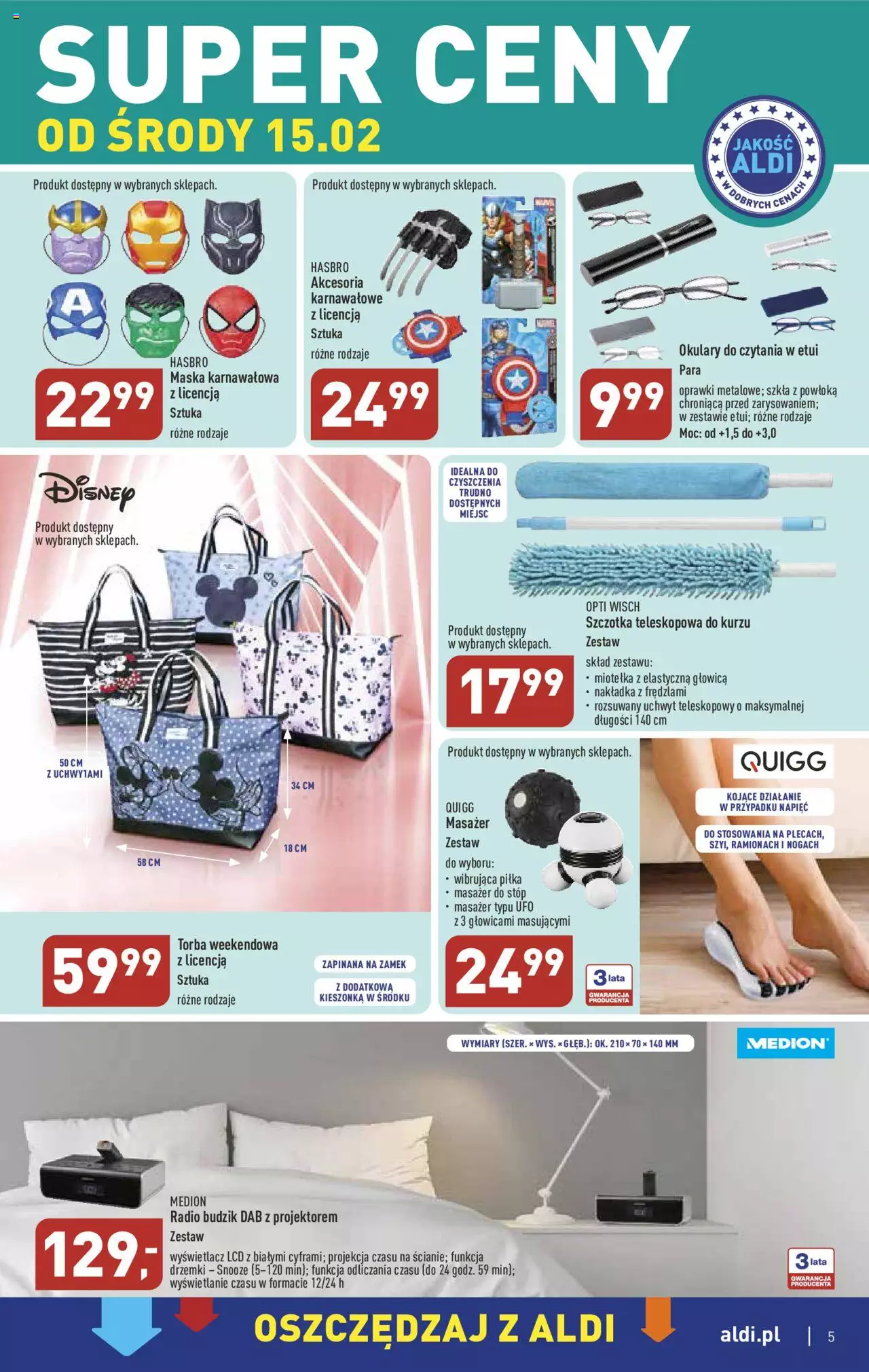 Aldi Hity od Środy i od Soboty  Gazetka ważna od 15.02.2023 do 18.02.2023 strona 5