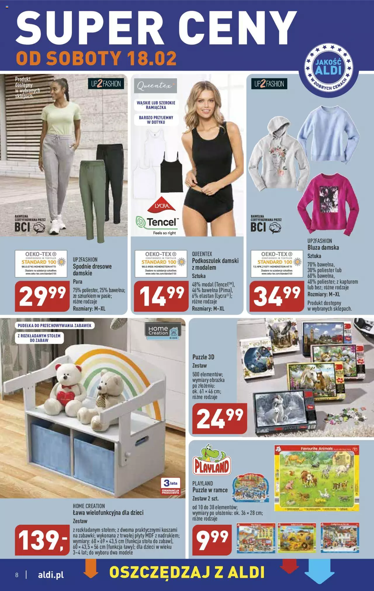 Aldi Hity od Środy i od Soboty  Gazetka ważna od 15.02.2023 do 18.02.2023 strona 8